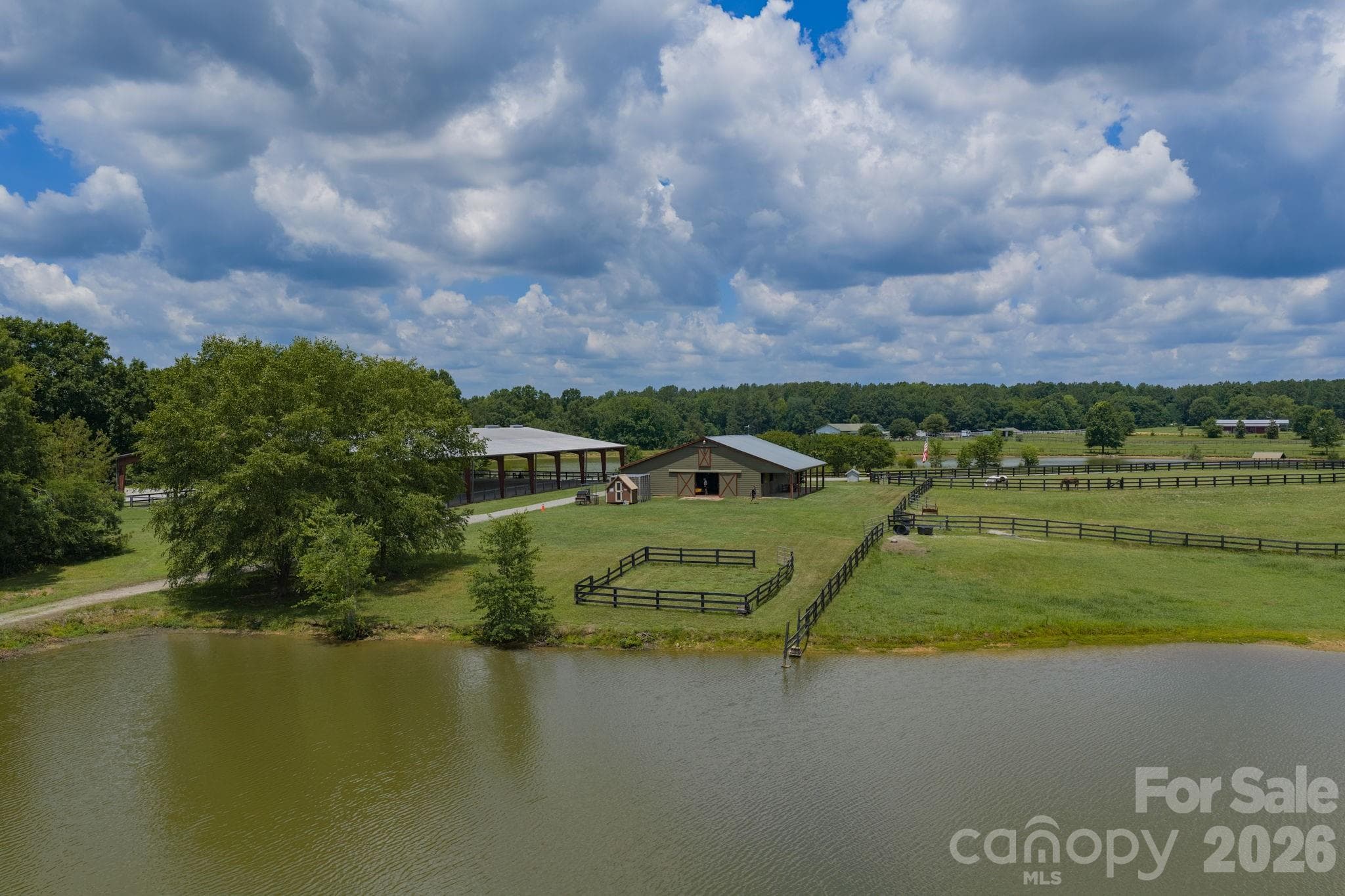 When not riding, hunting or walking the trails enjoy a little fishing in your pond - Lancaster