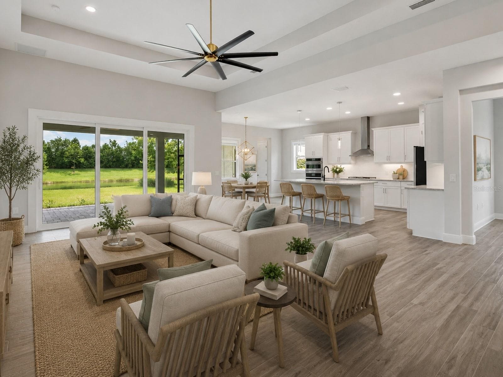 Enhanced with AI virtual staging to help illustrate potential furniture placement and scale. All furnishings and decor are digitally rendered. - 8282 GRANDE SHORES DR, SARASOTA