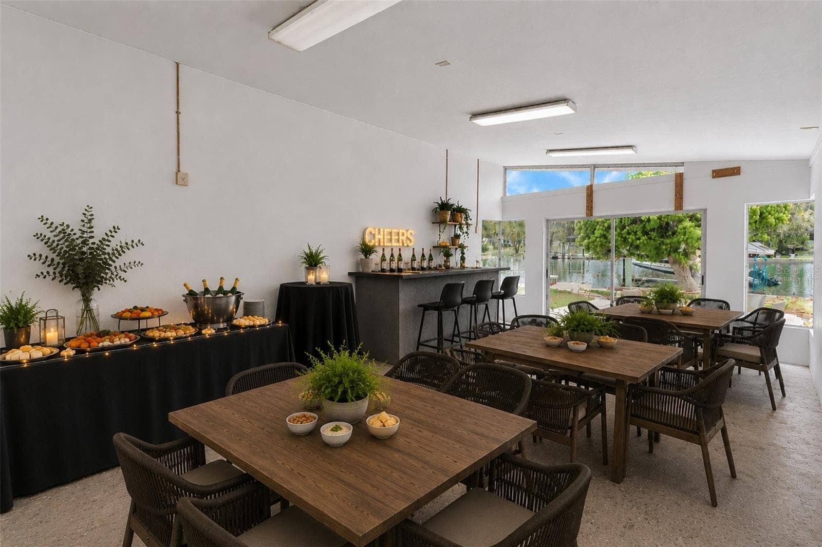 virtually staged Party Pavilion - 7102 MANDY LN, NEW PORT RICHEY