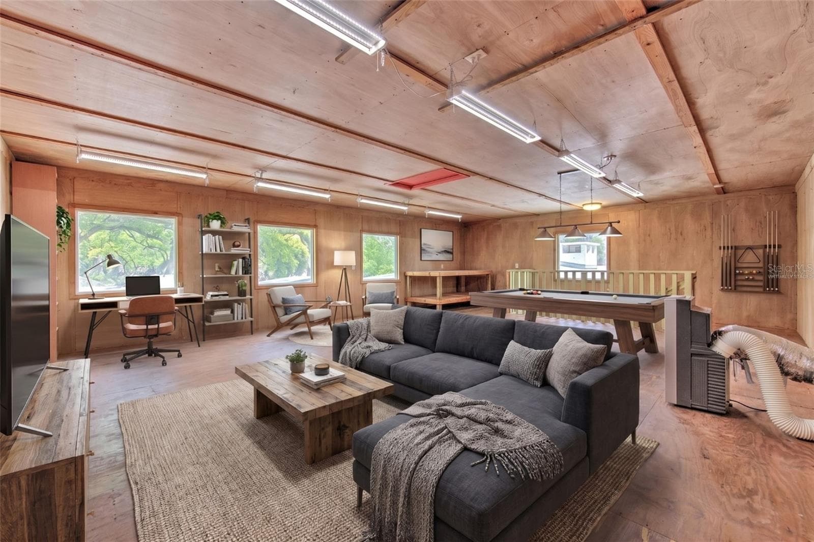 virtually staged upstairs bonus room, game room, - 7102 MANDY LN, NEW PORT RICHEY