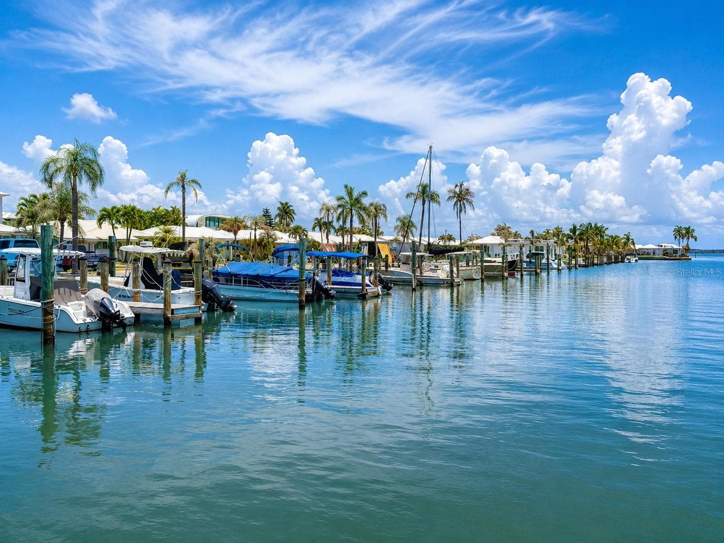 View of the commuity boatslips 1st come 1st served - additional fee applies - 578 SPANISH DR S, LONGBOAT KEY