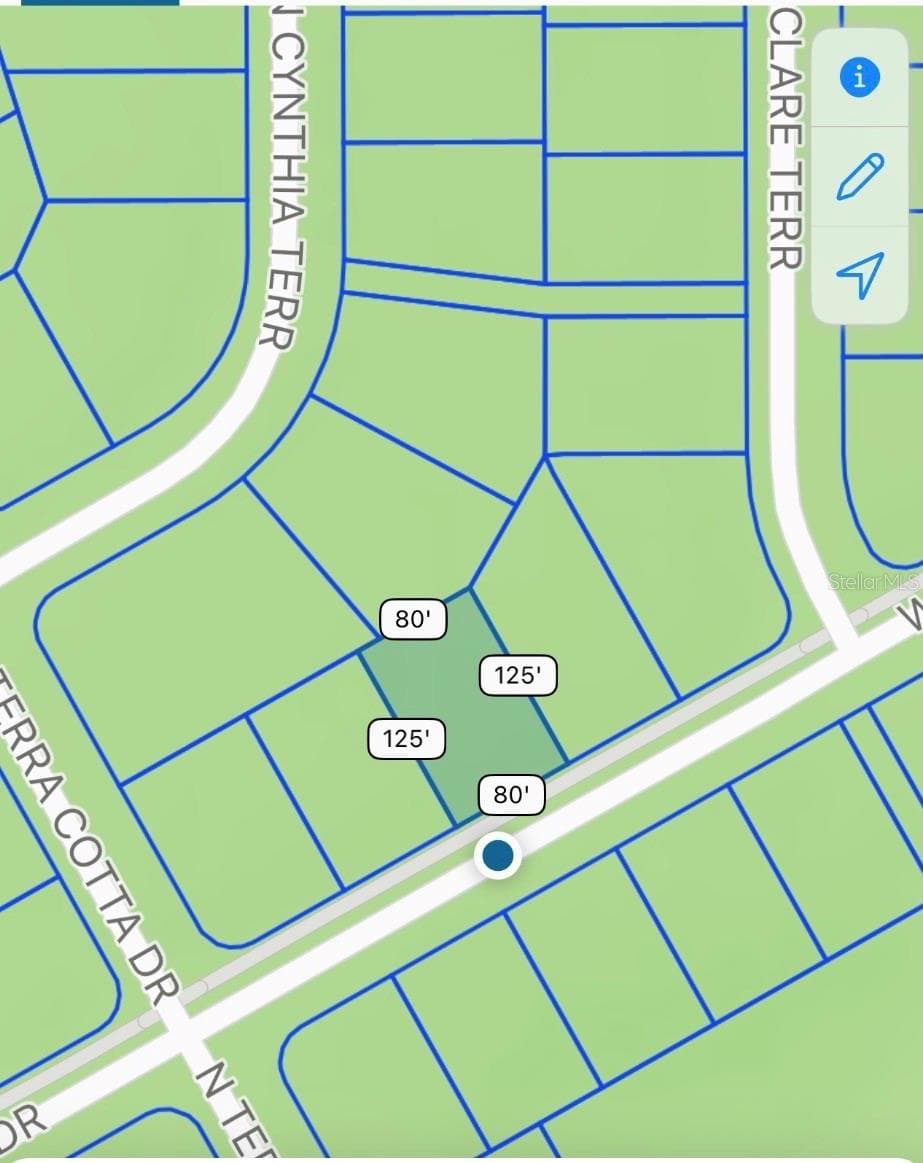Land at 1625 W DELMANE DR, DUNNELLON, photo 2 of 2