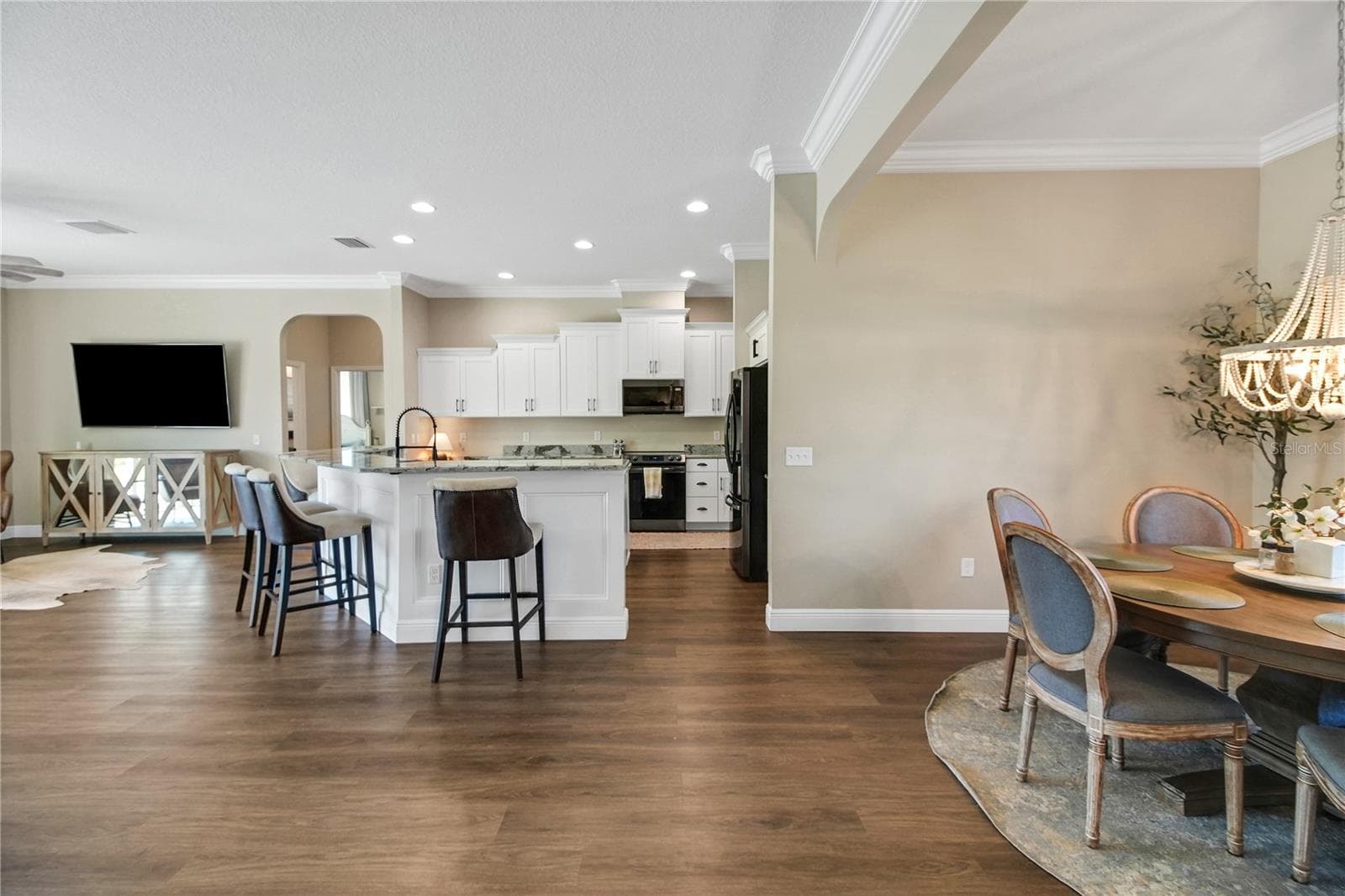 Dining area off of kitchen - 10757 COUNTY ROAD 223, OXFORD