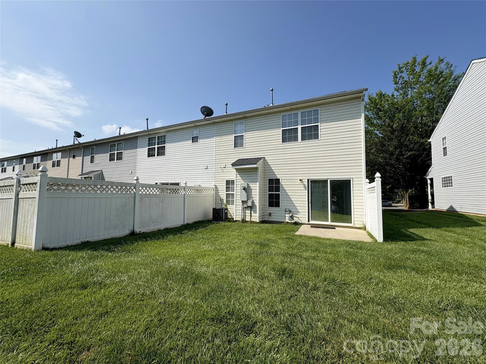 Back door and patio - 11637 Coddington Ridge Drive, Charlotte