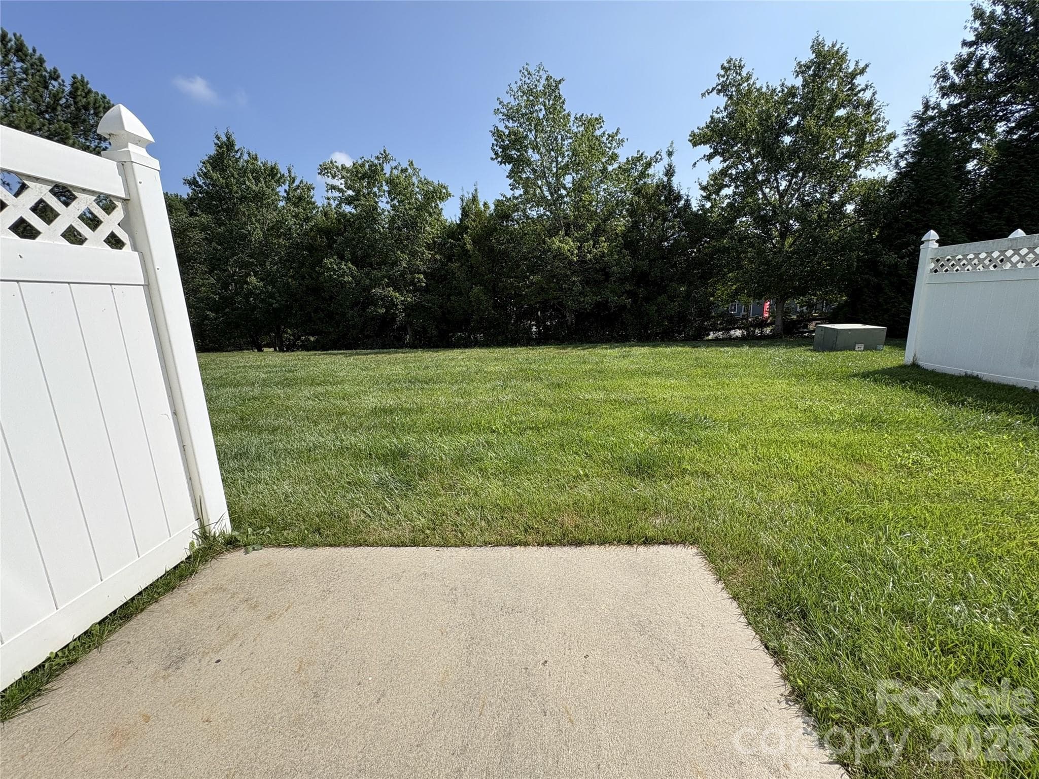 Back yard - 11637 Coddington Ridge Drive, Charlotte