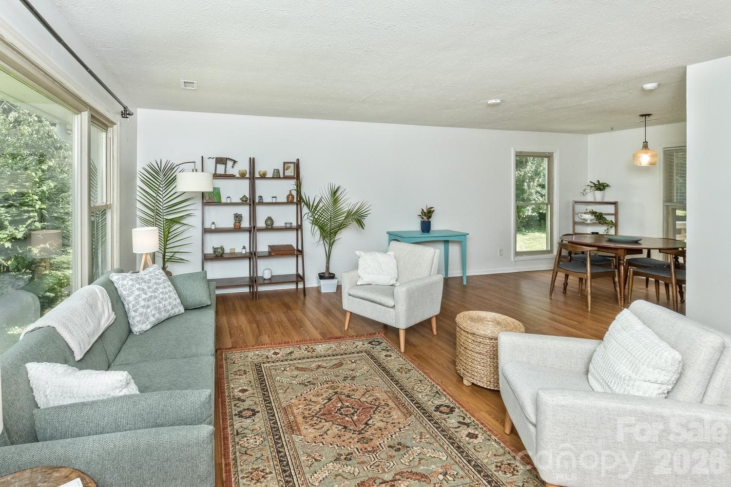 Bright and airy living room - Asheville
