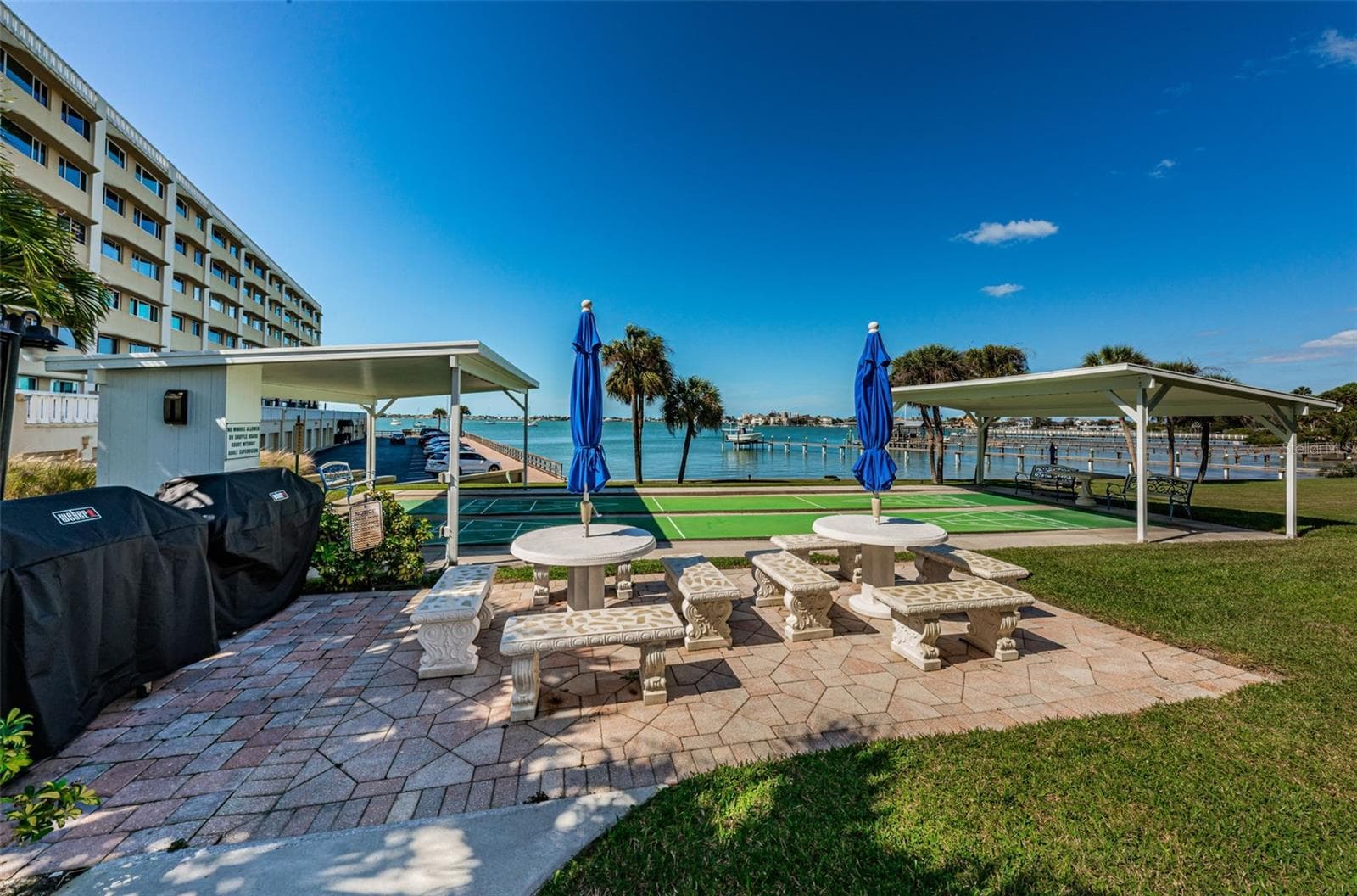 BBQ with friends - 100 BLUFF VIEW DR #211C, BELLEAIR BLUFFS