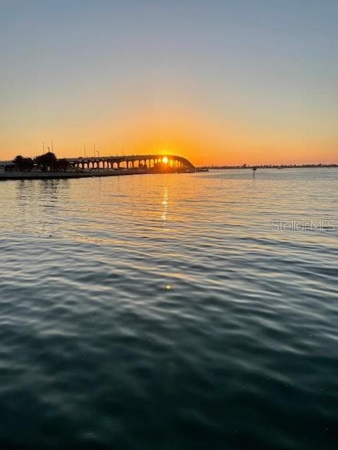 Sunset from the dock - 100 BLUFF VIEW DR #211C, BELLEAIR BLUFFS