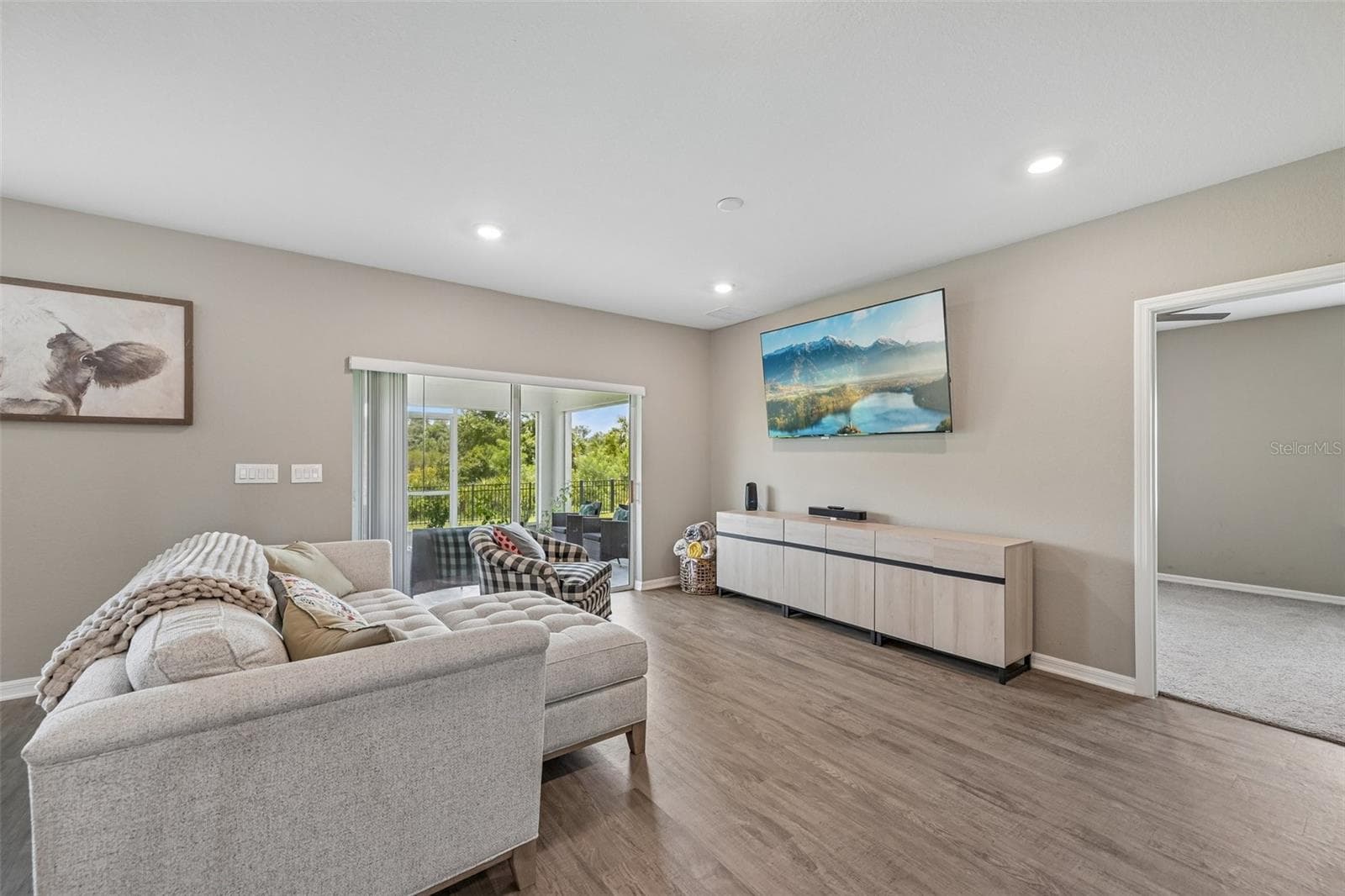 rear living room leading to owners suite - 16113 67TH CT E, PARRISH