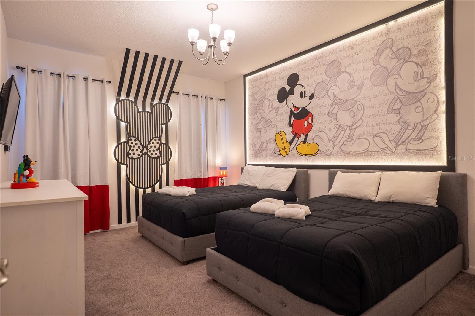 First bedroom - downstairs - 2610 TRANQUILITY WAY, KISSIMMEE