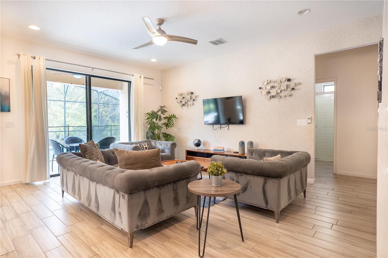 First bedroom - downstairs - 2610 TRANQUILITY WAY, KISSIMMEE