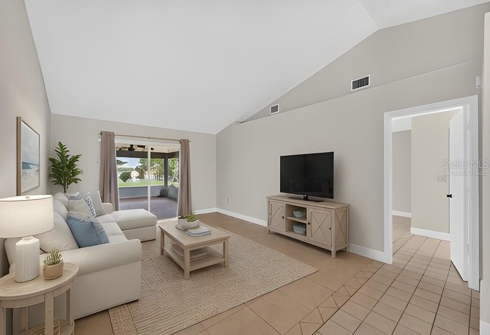 Virtually Staged Formal Living Room - 5309 ST LUCIA DR, LAKELAND