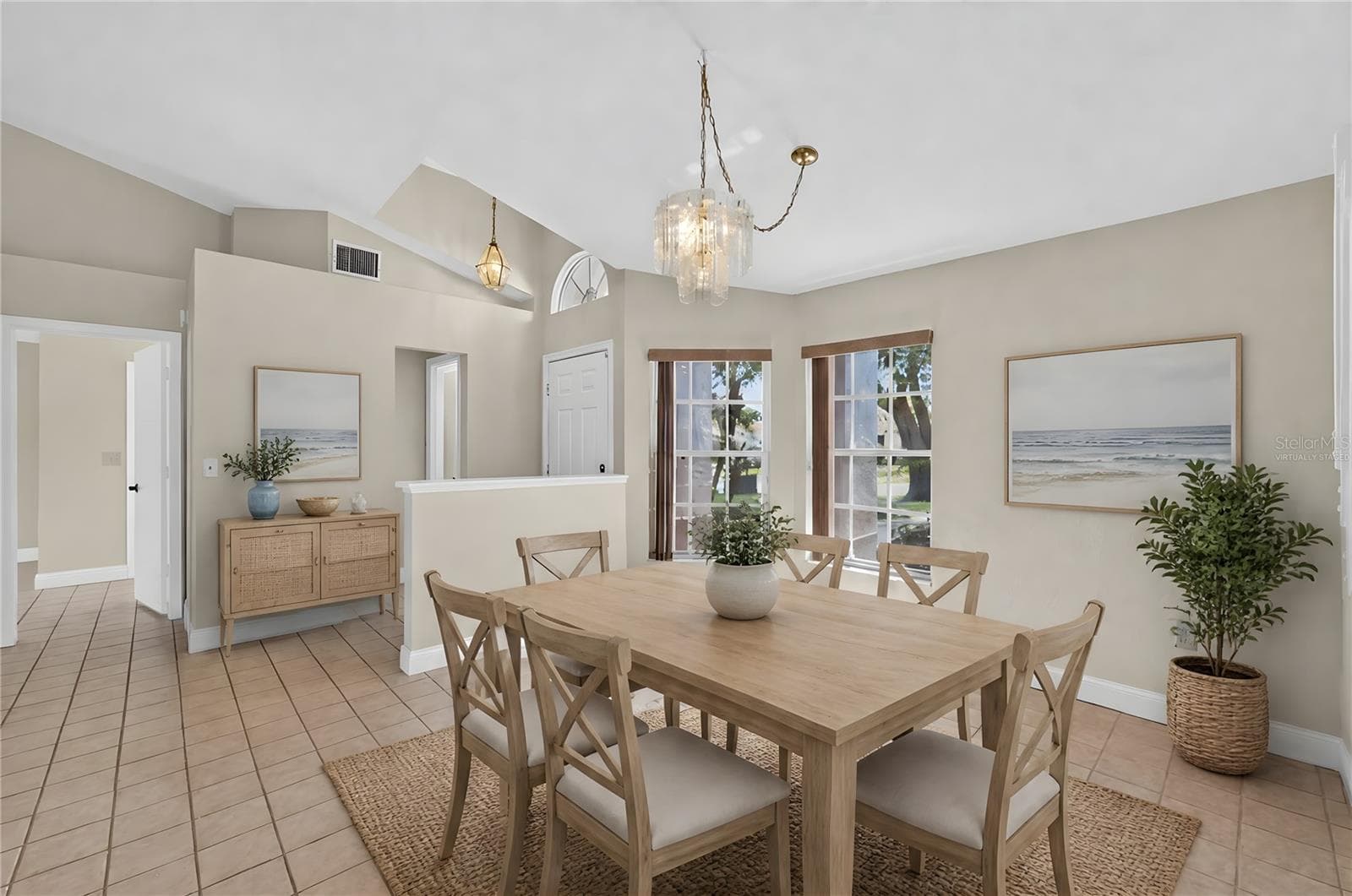 Virtually Staged Formal Dining Room - 5309 ST LUCIA DR, LAKELAND