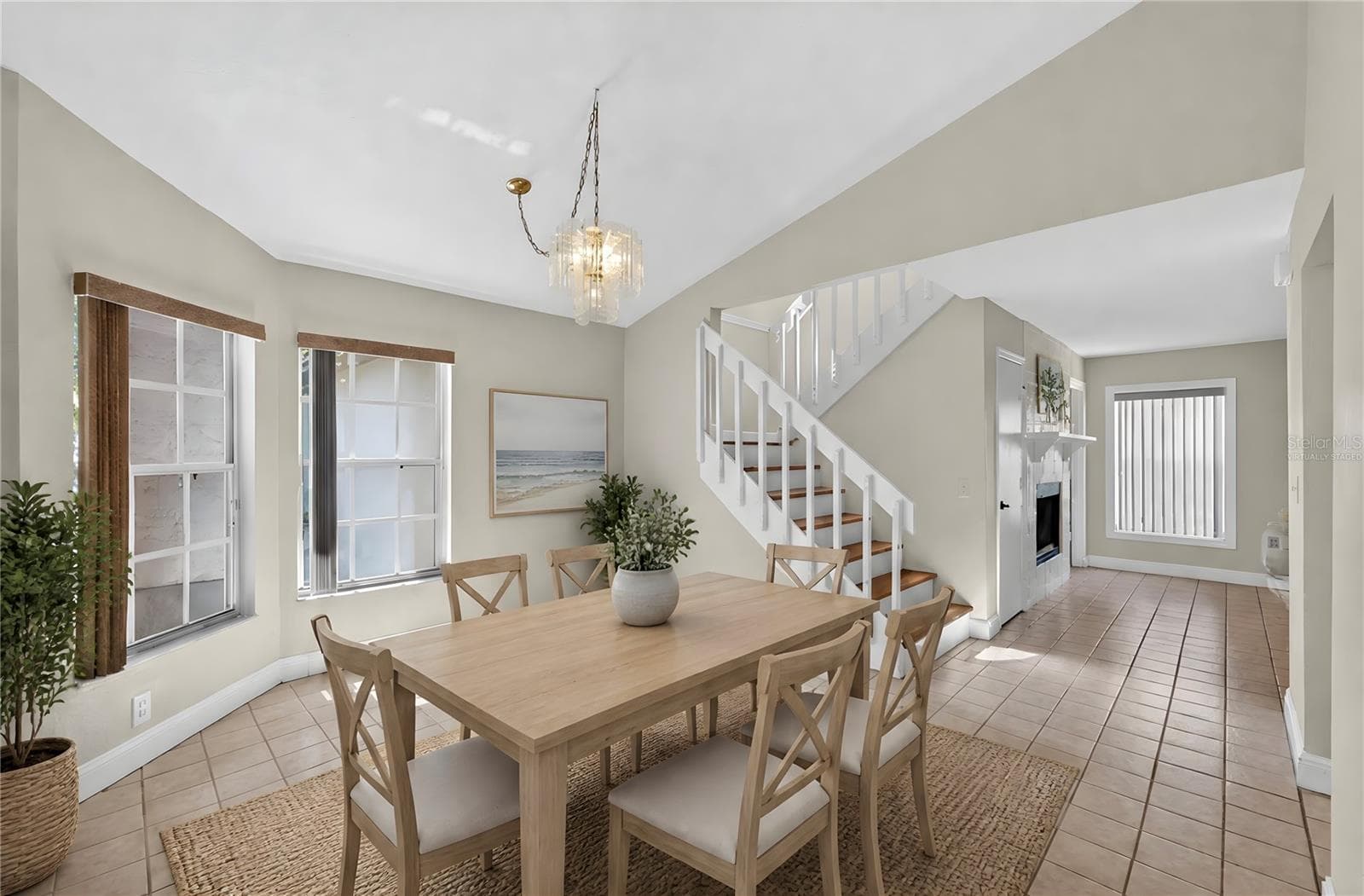 Virtually Staged Formal Dining Room - 5309 ST LUCIA DR, LAKELAND