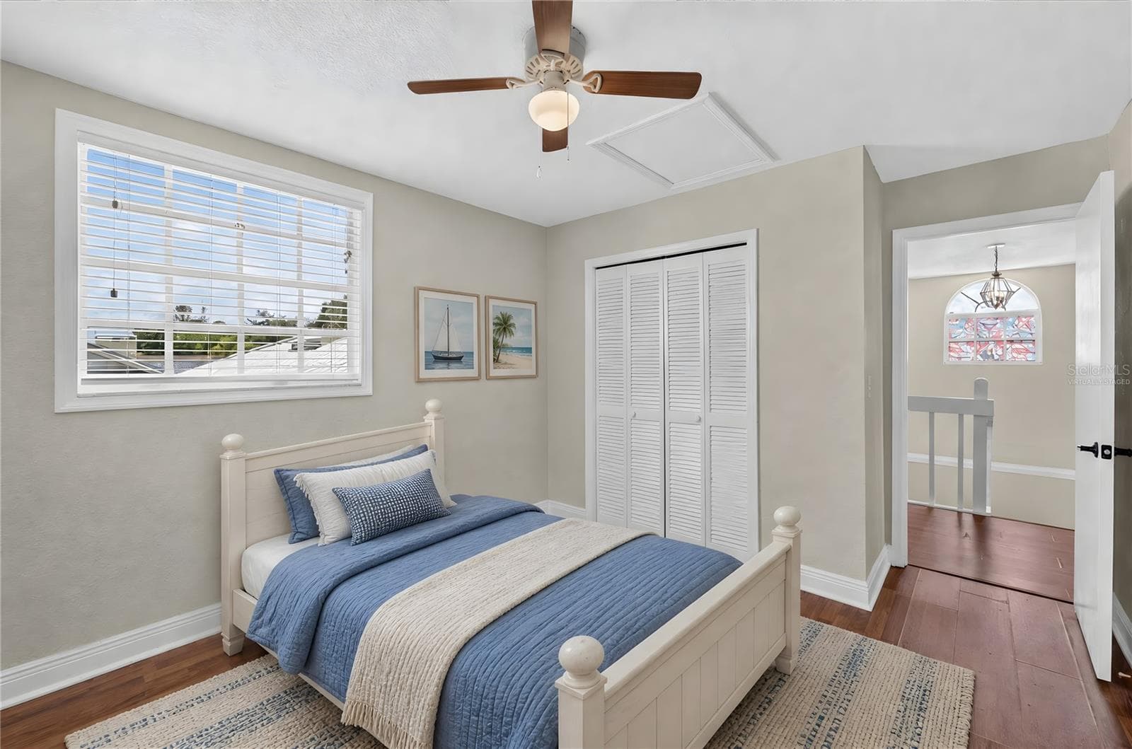 Virtually Staged 2nd Story Bedroom - 5309 ST LUCIA DR, LAKELAND