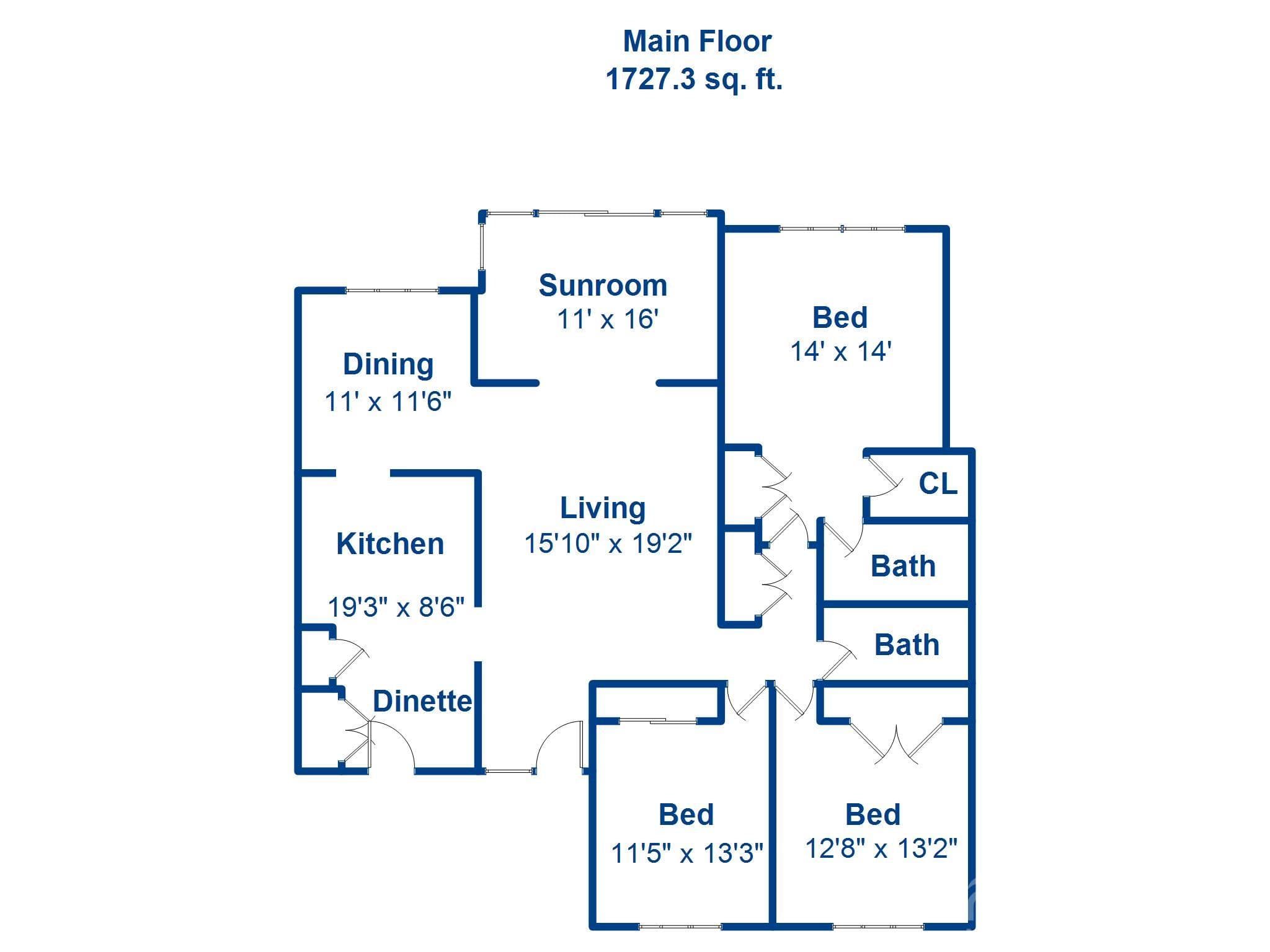 Floorplan - 301 Crowfields Drive, Asheville