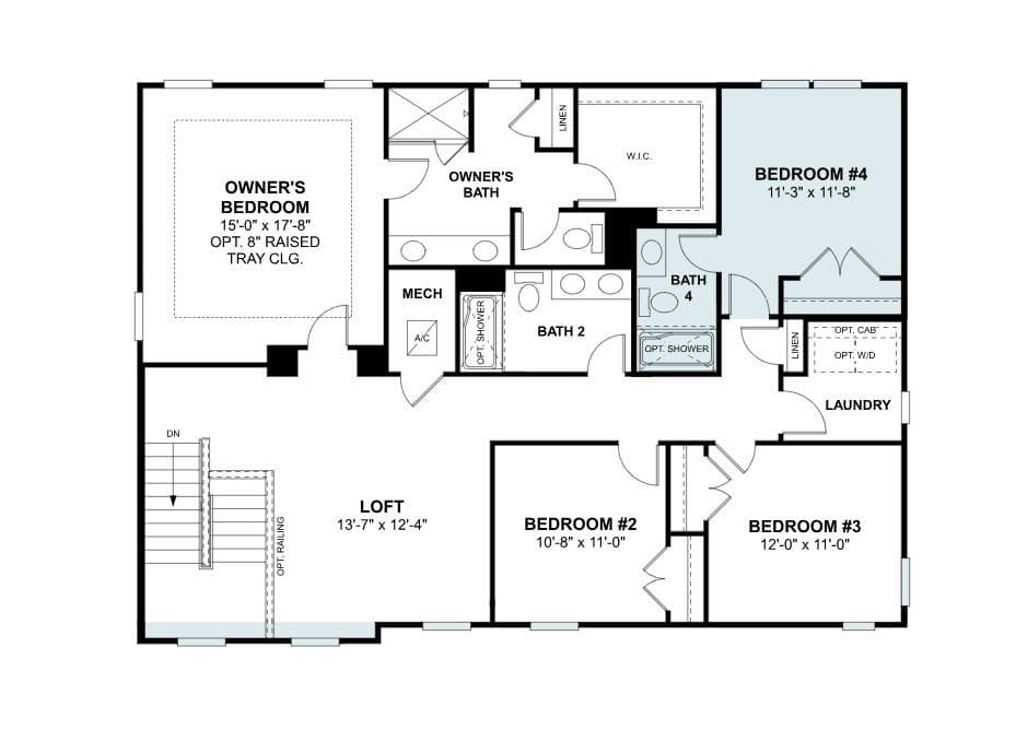 Second floor - 246 Amber Glen Drive, Locust