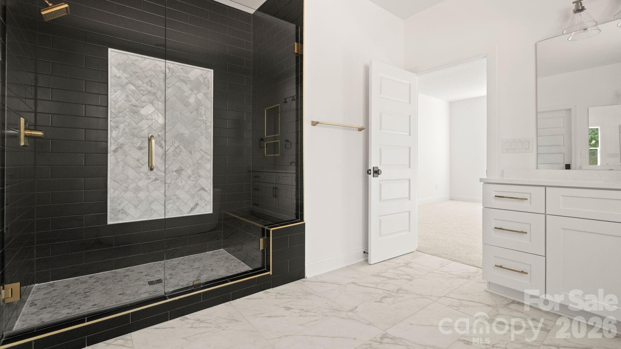 Primary Shower - 6774 Kingfisher Court, Denver