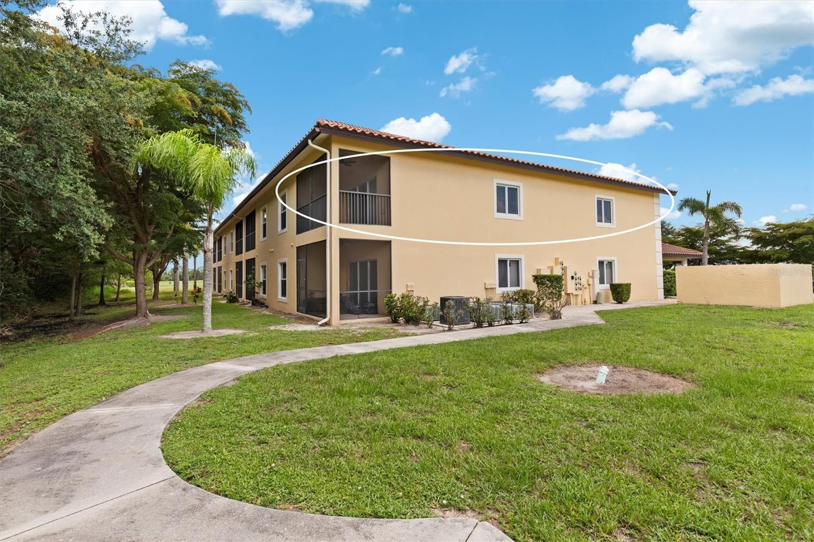 Pathway to the community pool - 7196 N PLUM TREE #321, PUNTA GORDA