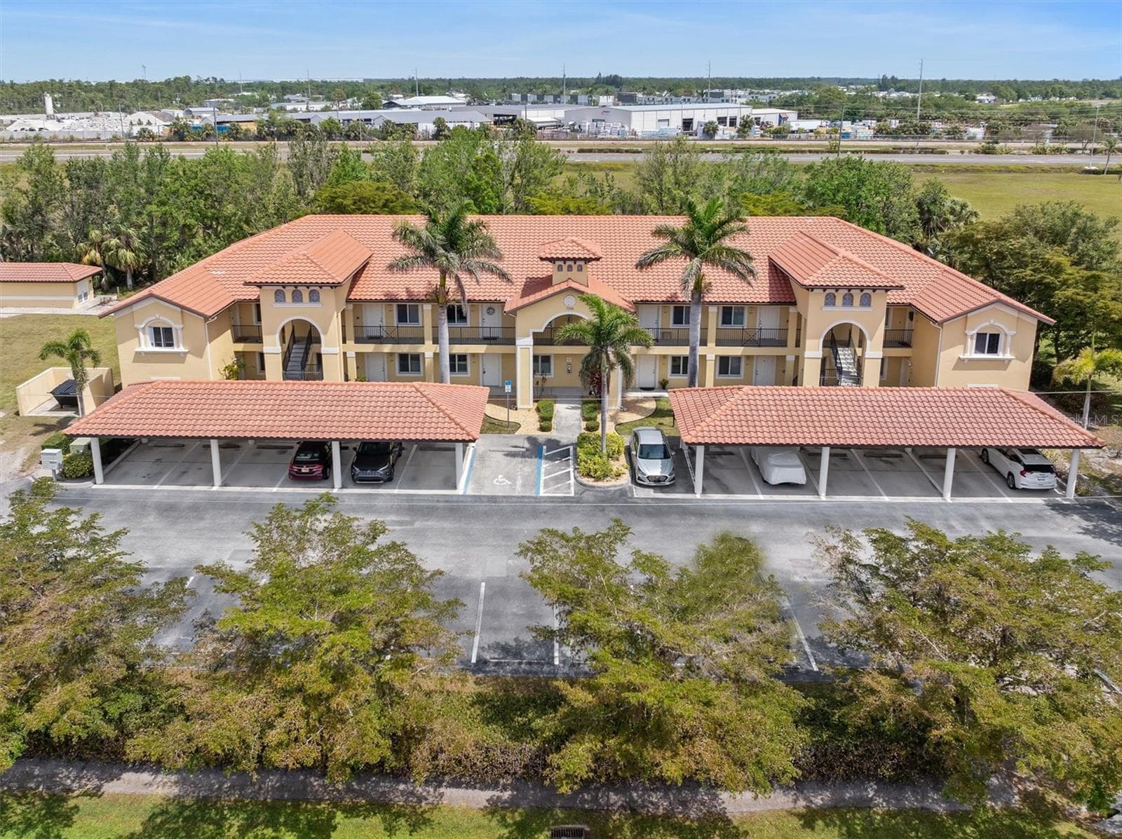 Aerial of community - 7196 N PLUM TREE #321, PUNTA GORDA