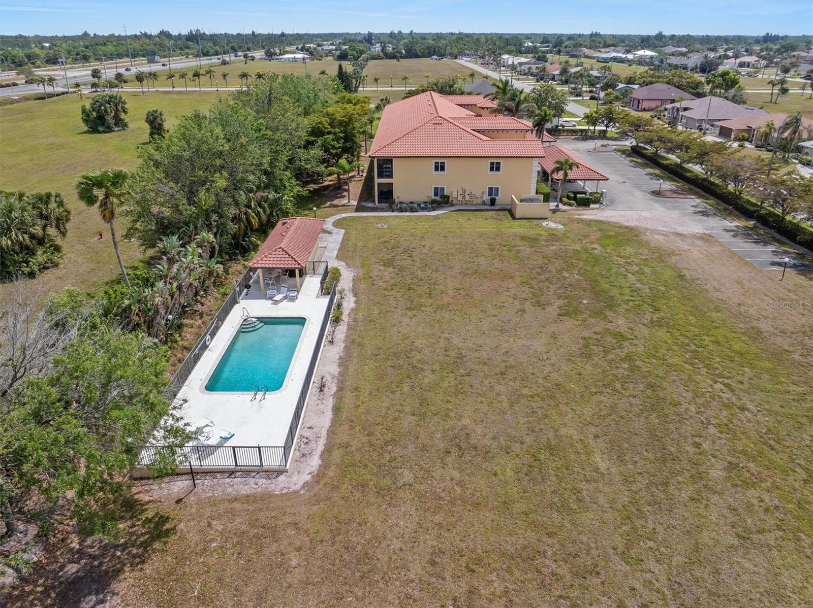 Aerial of north side of community - 7196 N PLUM TREE #321, PUNTA GORDA