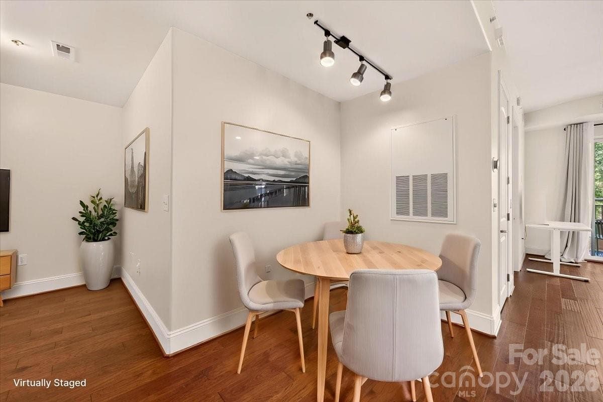 Breakfast nook and a peek into the office/flex space - Charlotte