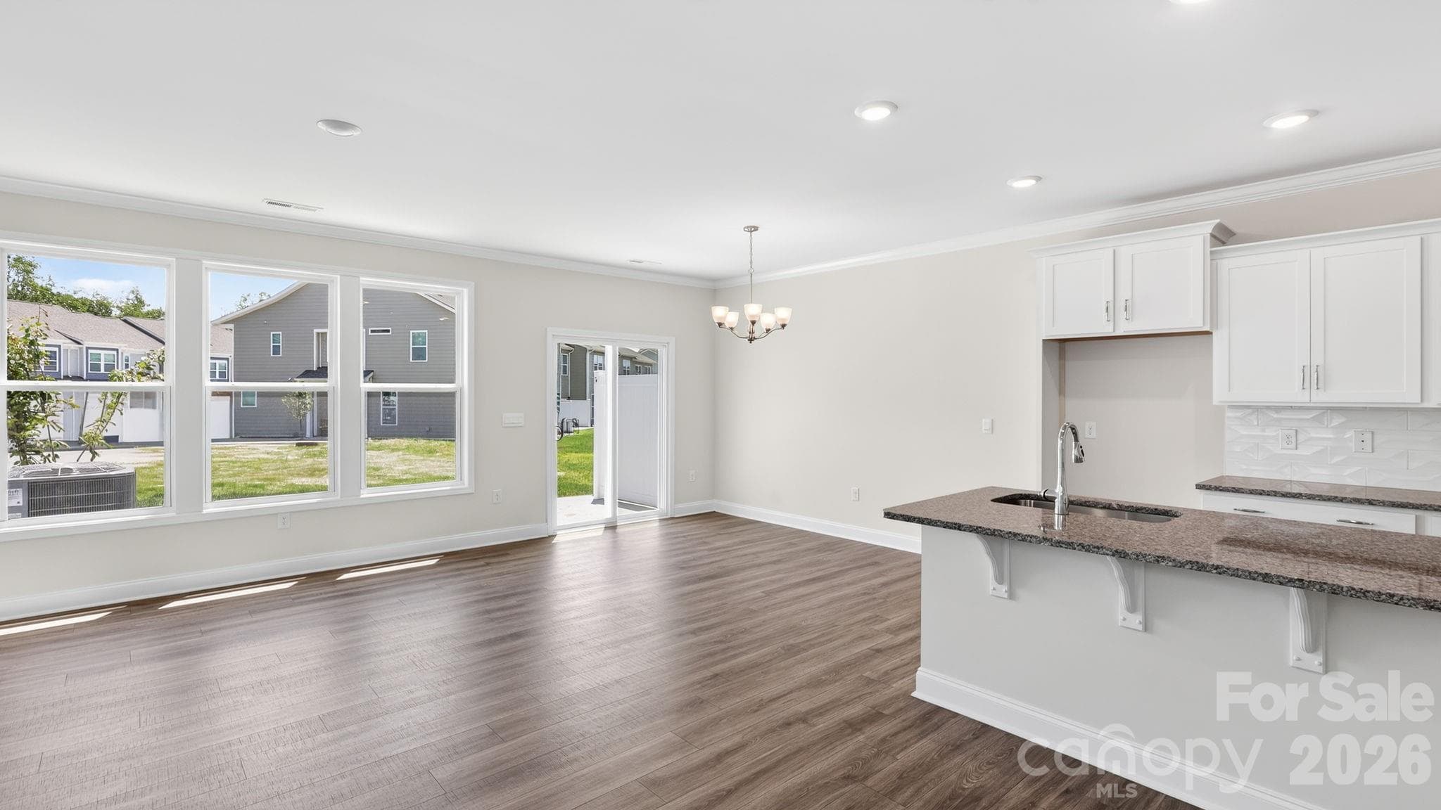 Open kitchen, living and dining space - Hendersonville