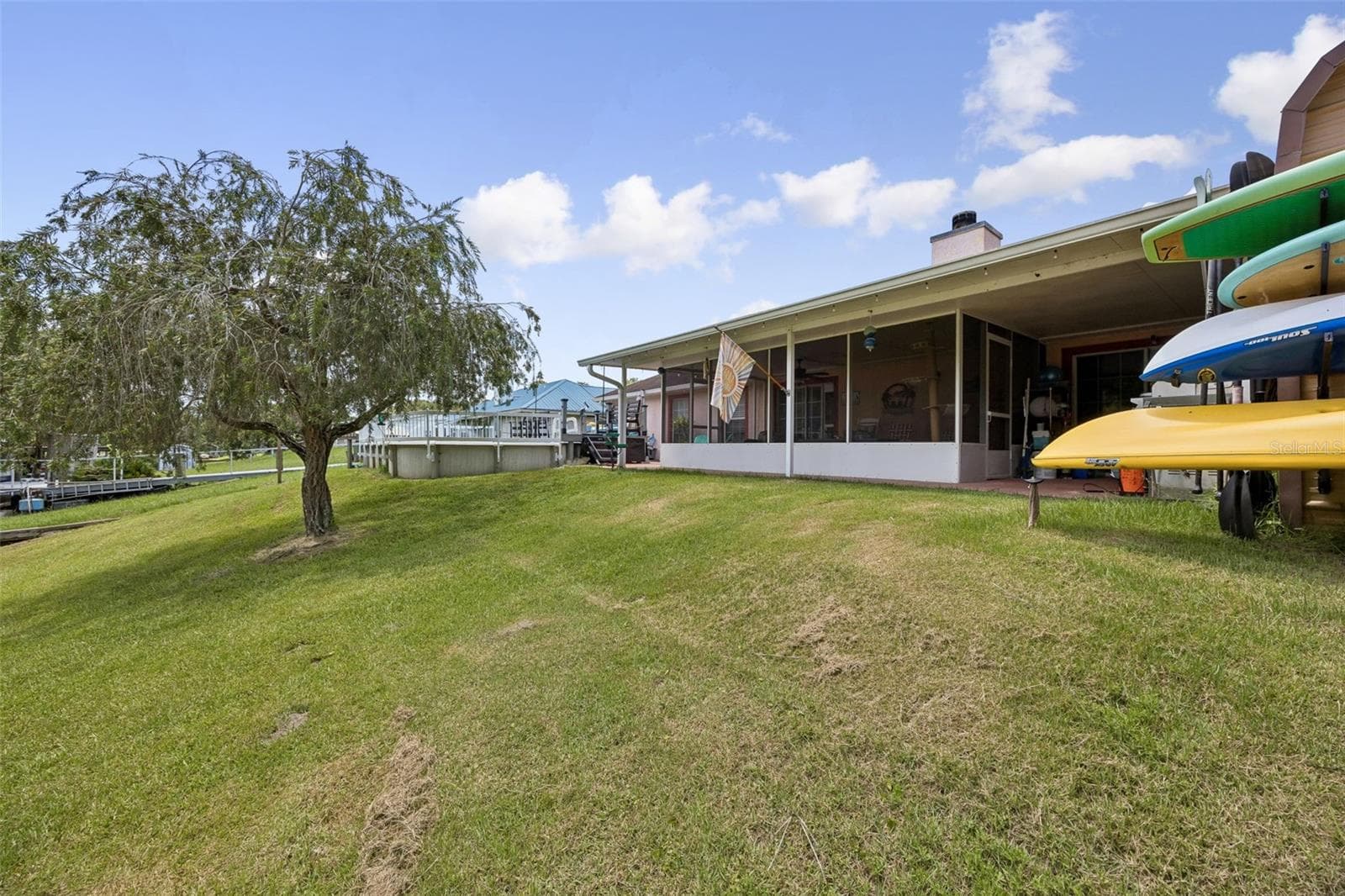 Back yard - 134 BOWFIN DR, PALATKA