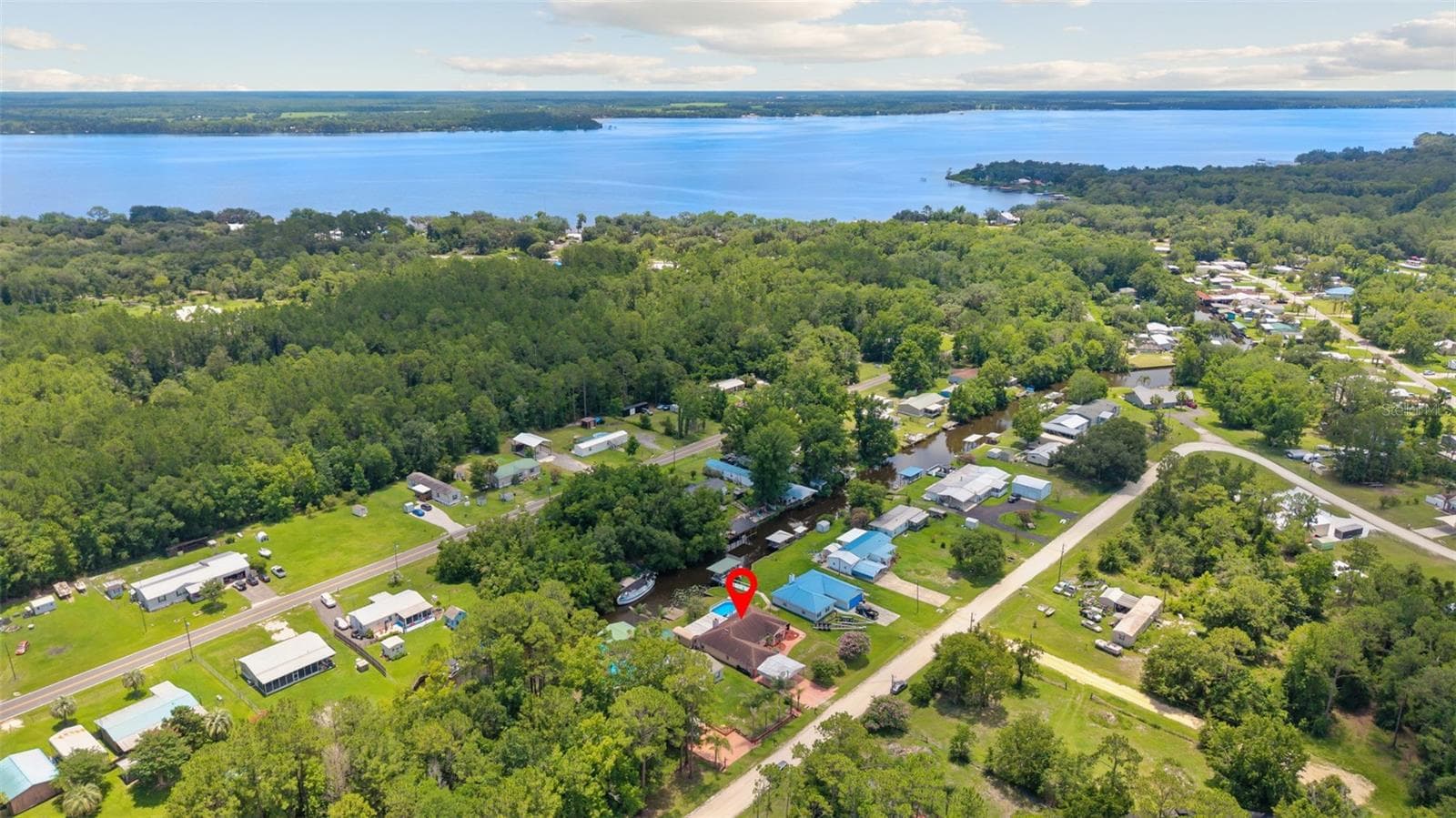 Aerial - 134 BOWFIN DR, PALATKA