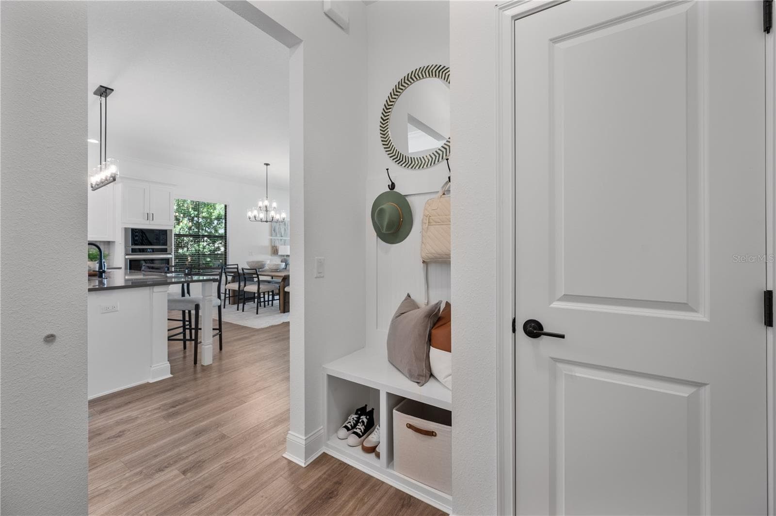 Downstairs built in's off the garage entry - 2403 DERBYSHIRE AVE, LAKELAND
