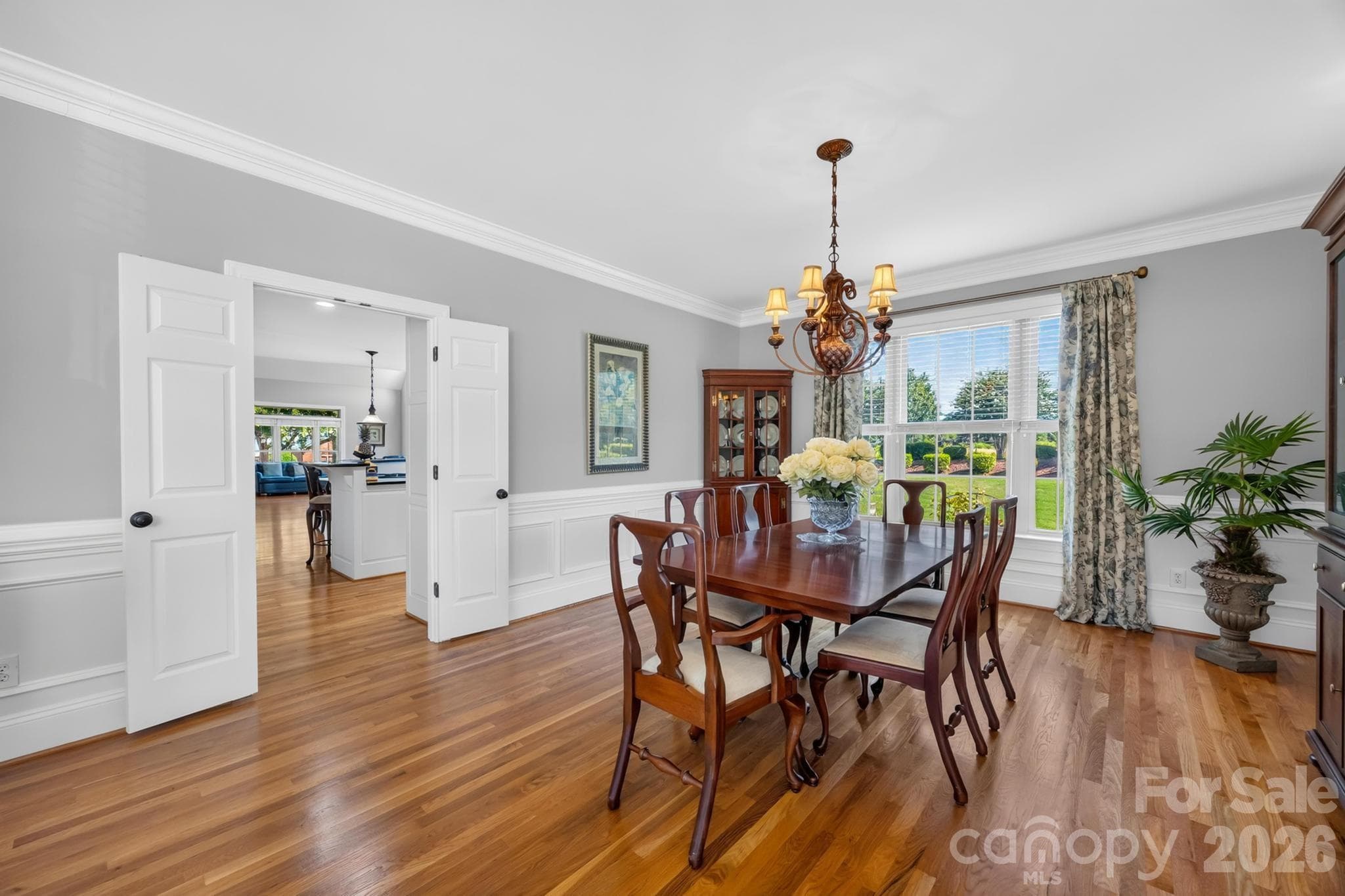 Formal Dining Area with view of kitchen - 105 Mandarin Drive, Mooresville