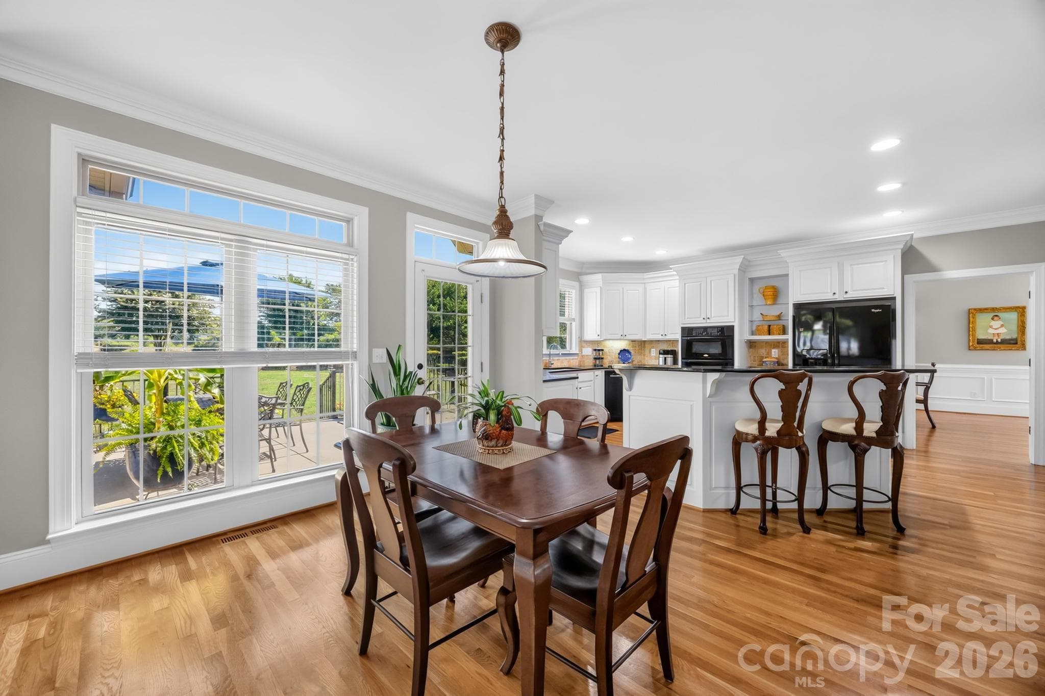 Breakfast Area with view of kitchen - 105 Mandarin Drive, Mooresville