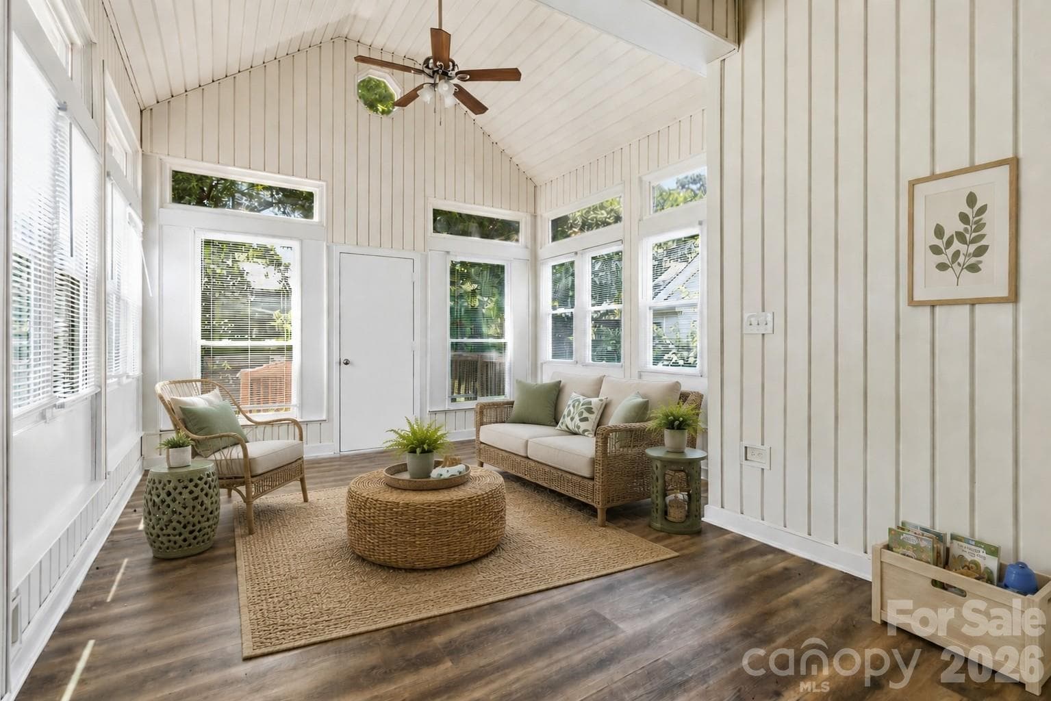 Virtually Staged Sunroom - Charlotte