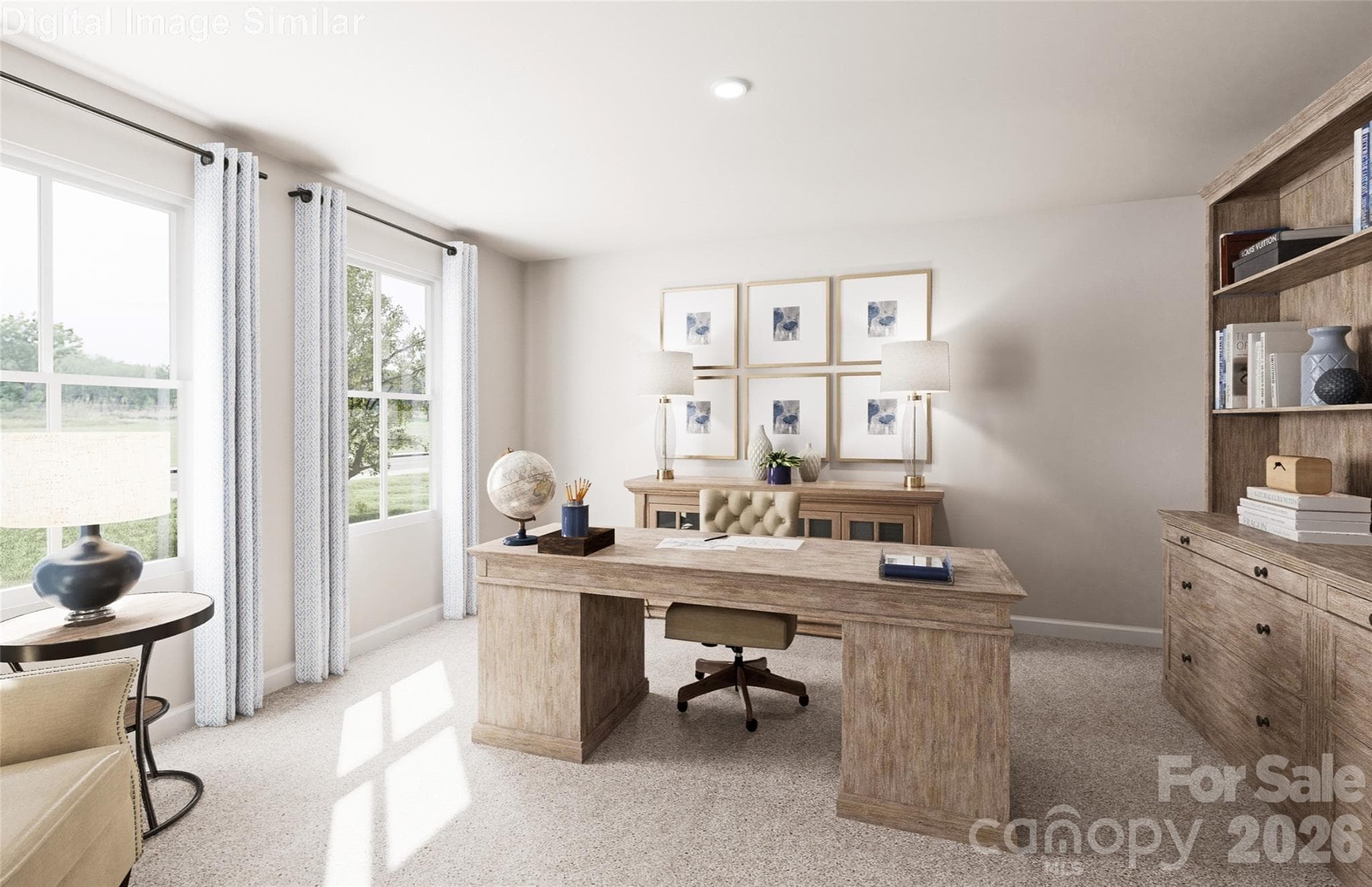 Bedroom #3 with endless potential—make it the flex room of your dreams. - 204 Linwood Estates Drive, Lexington