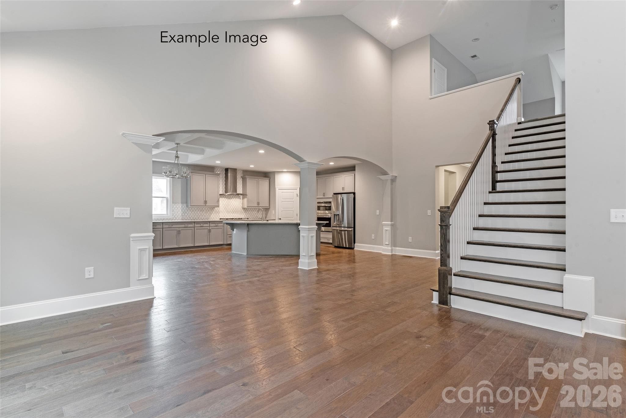 Example Photo - Family Room/Kitchen - Mint Hill