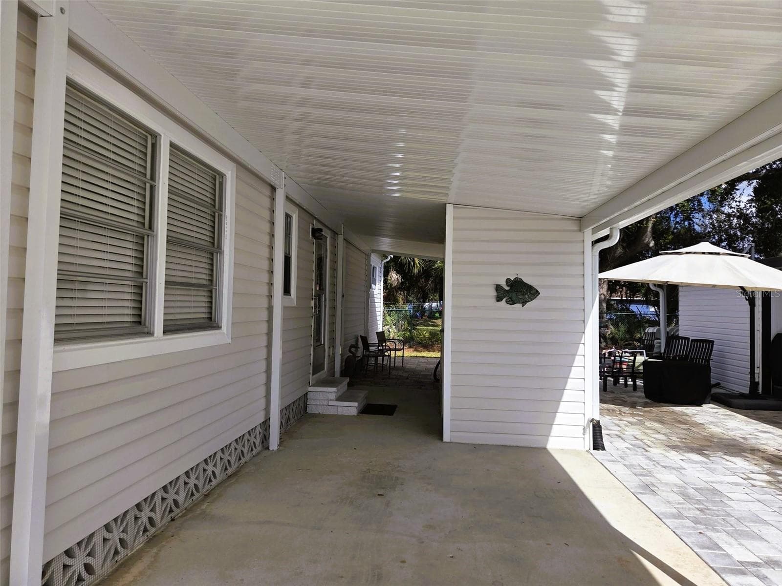 view of the carport - 3383 OAKWOOD BLVD N, SARASOTA