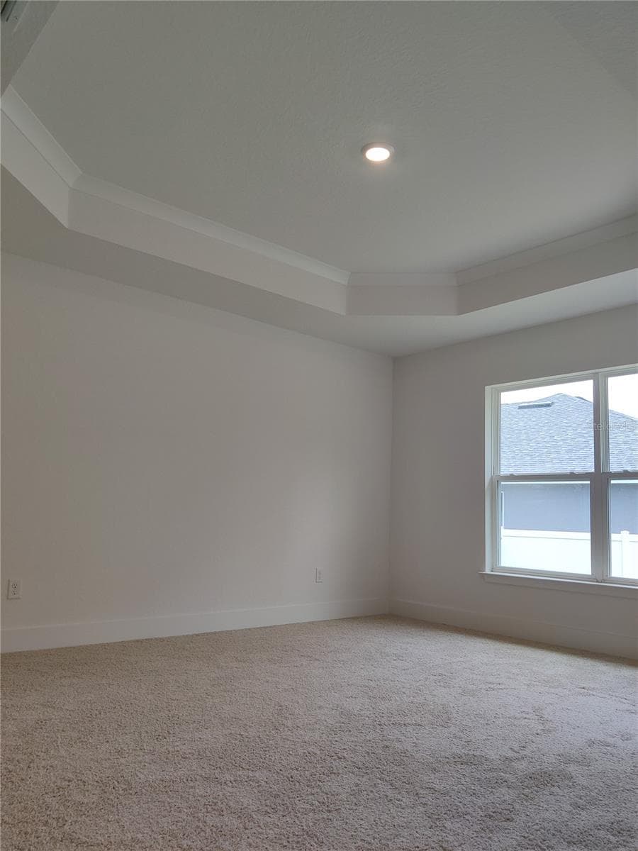 Master Bedroom w/tray ceiling & crown molding - 1 CHRYSANTHEMUM CT, HOMOSASSA