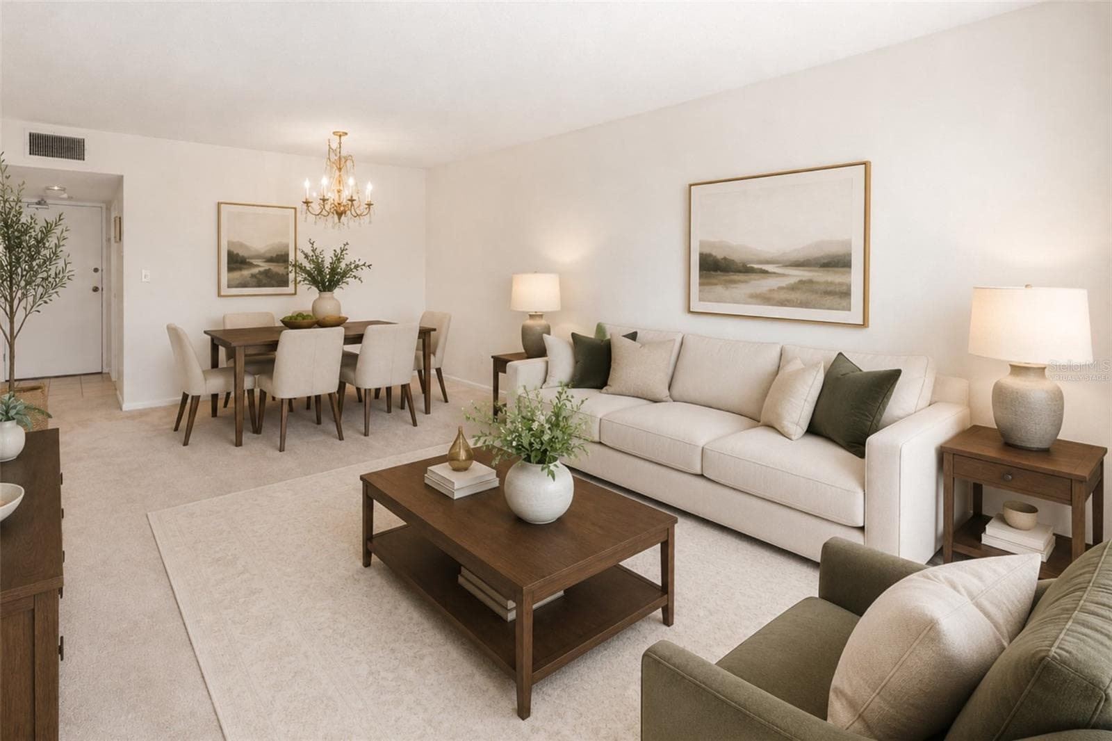 Virtually Staged - 3540 S OCEAN BLVD #808W, PALM BEACH