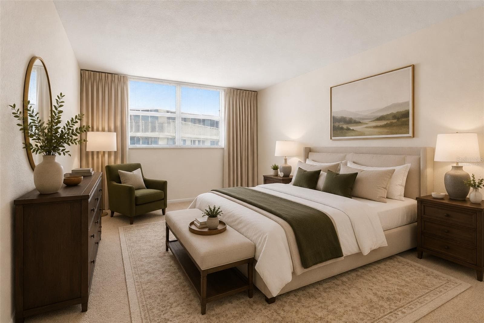 Virtually Staged - 3540 S OCEAN BLVD #808W, PALM BEACH