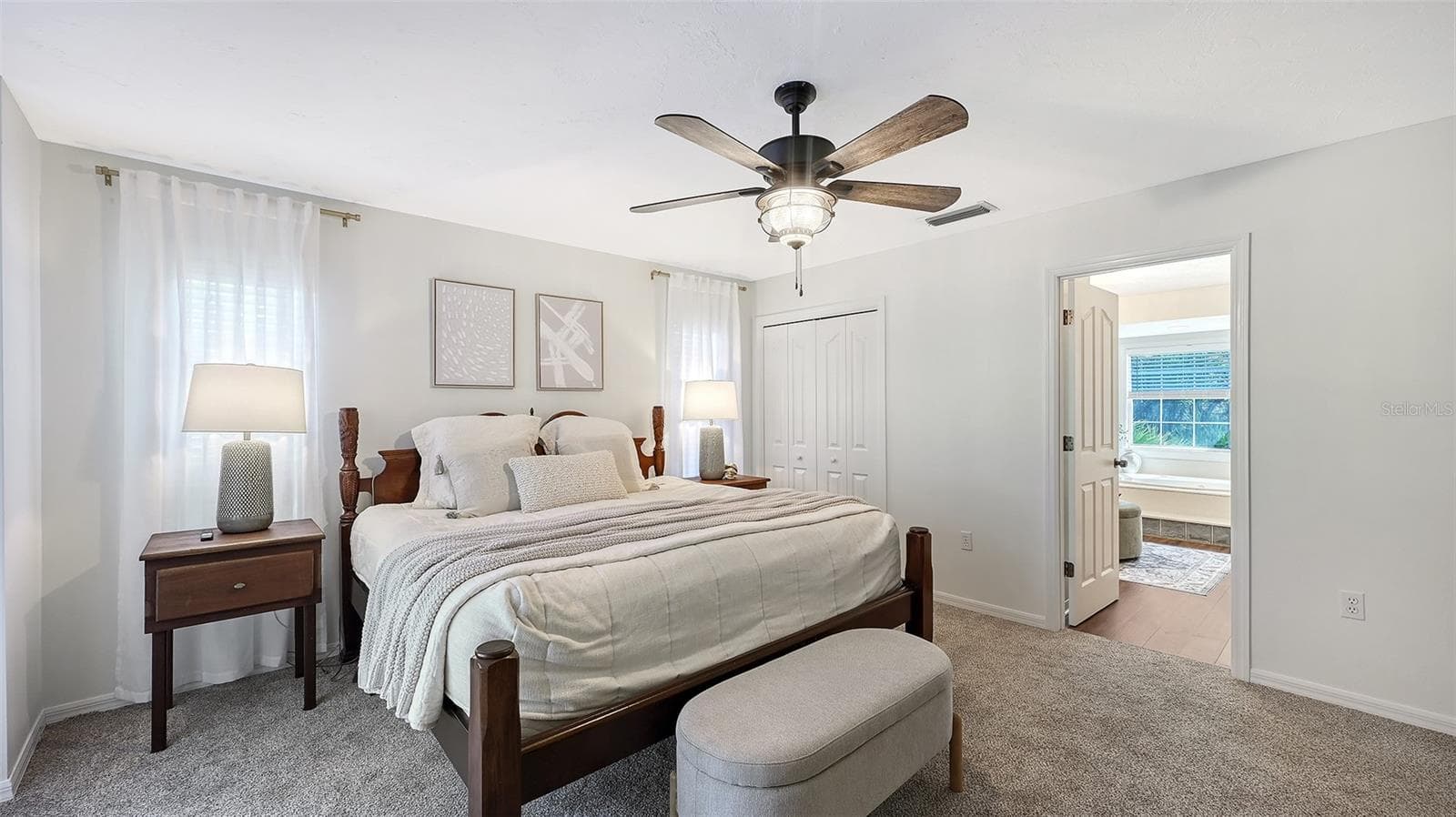 Primary Bedroom on First Floor and En-suite - 28401 104TH DR E, MYAKKA CITY