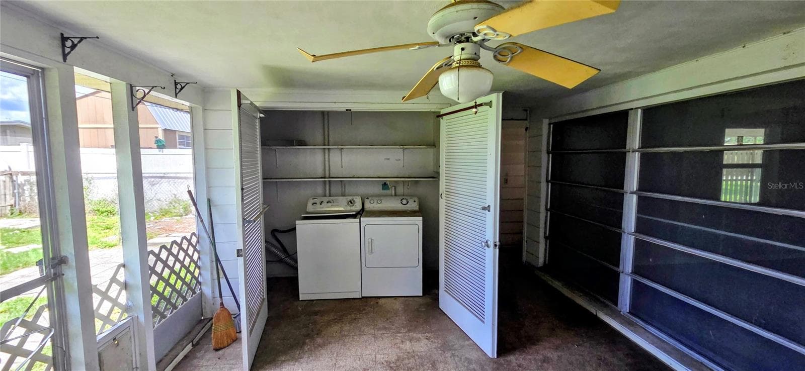 Laundry Closet in Screened Porch - 204 BOBBIE CIR, LAKELAND
