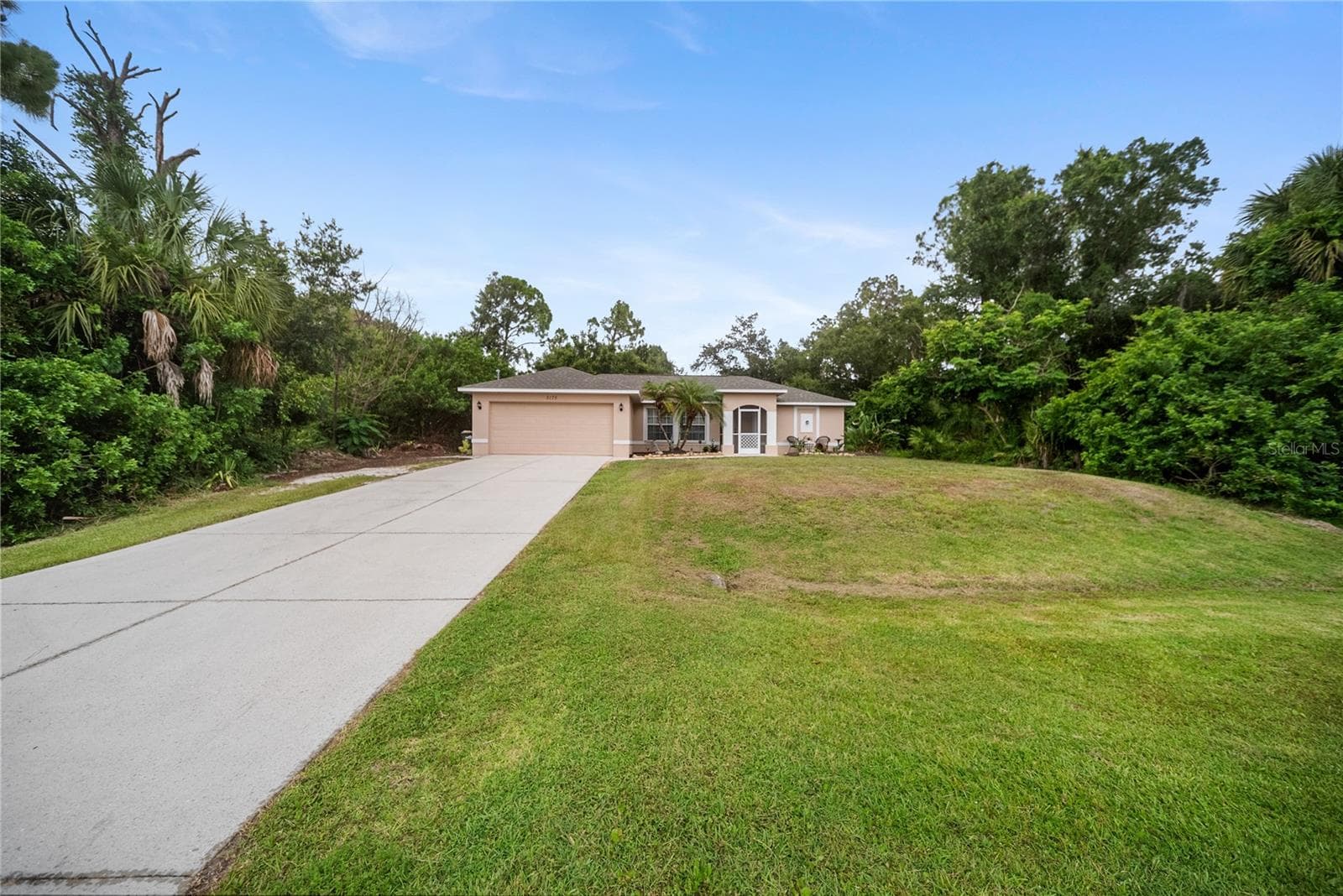 Front Yard View from Road - 5175 HORNBUCKLE BLVD, NORTH PORT