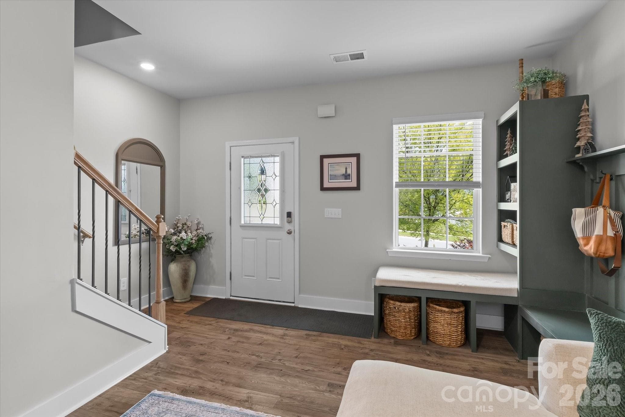 Entrance/Foyer with custom storage/cabinetry - Mooresville