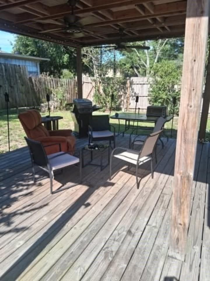 Deck/ Outdoor Living Area - 1040 S OHIO AVE, LAKELAND