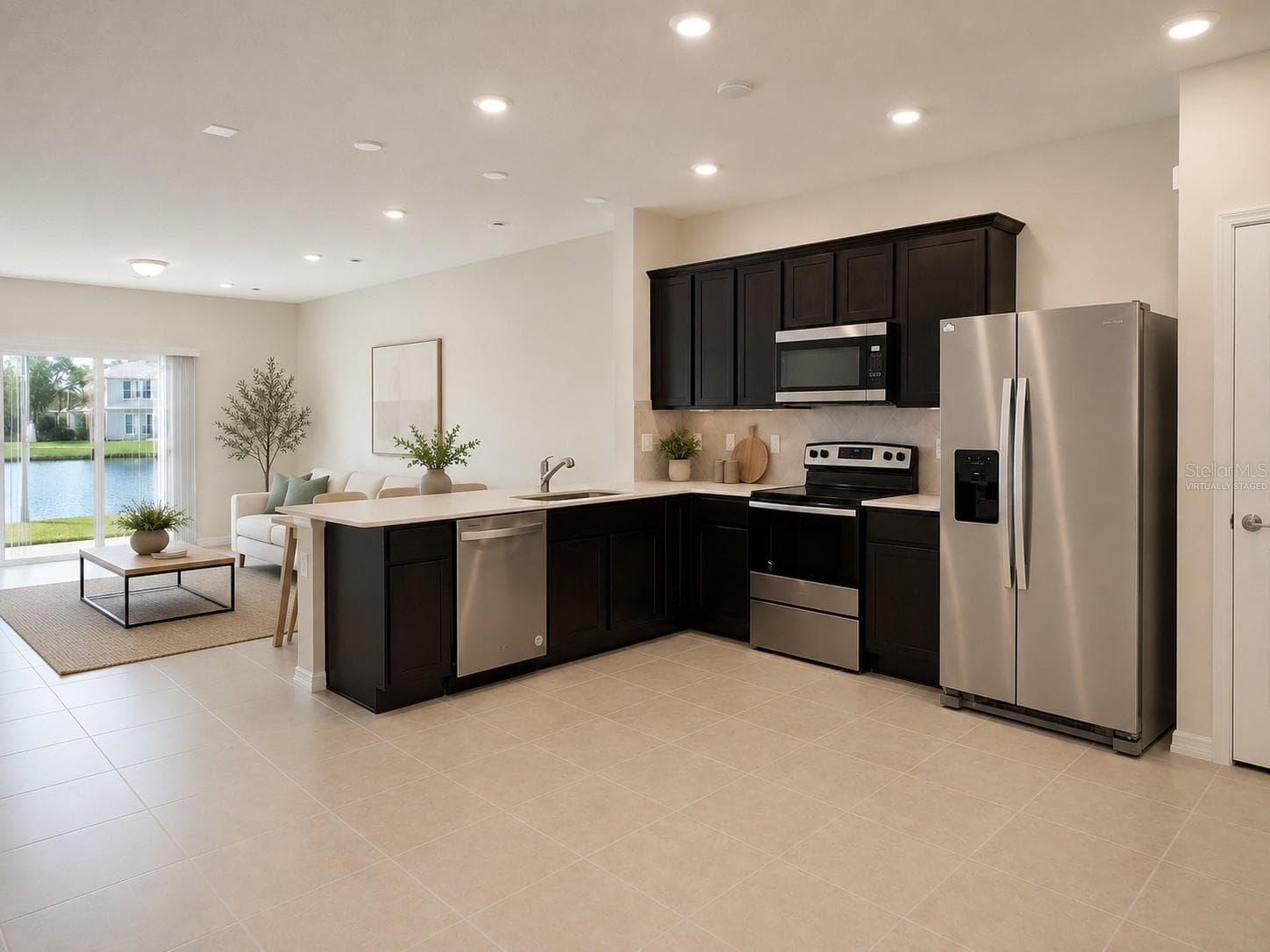 Kitchen – Virtually Staged - 4576 SPARKLING SHELL AVE, KISSIMMEE