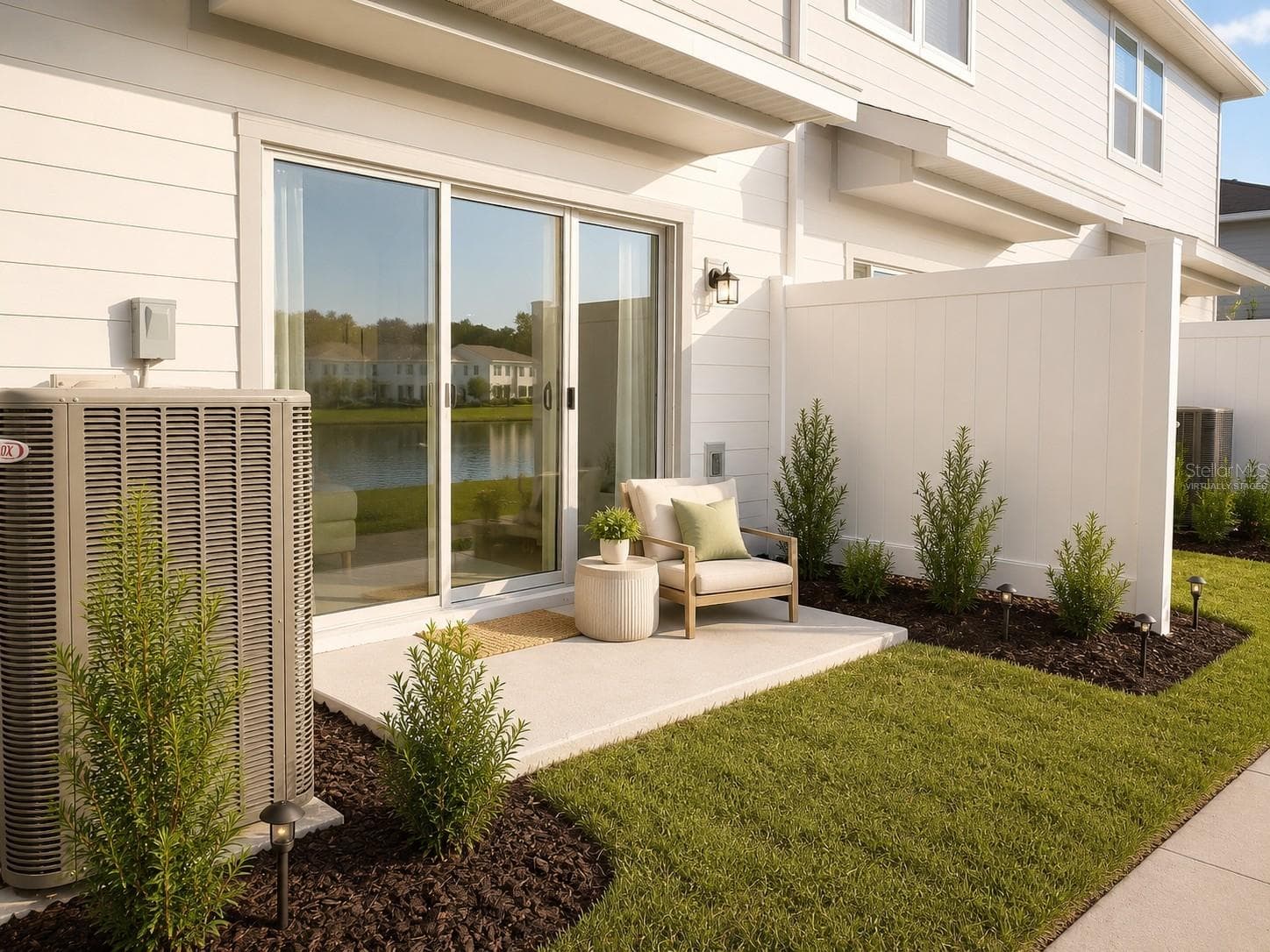 Rear Patio – Virtually Staged - 4576 SPARKLING SHELL AVE, KISSIMMEE