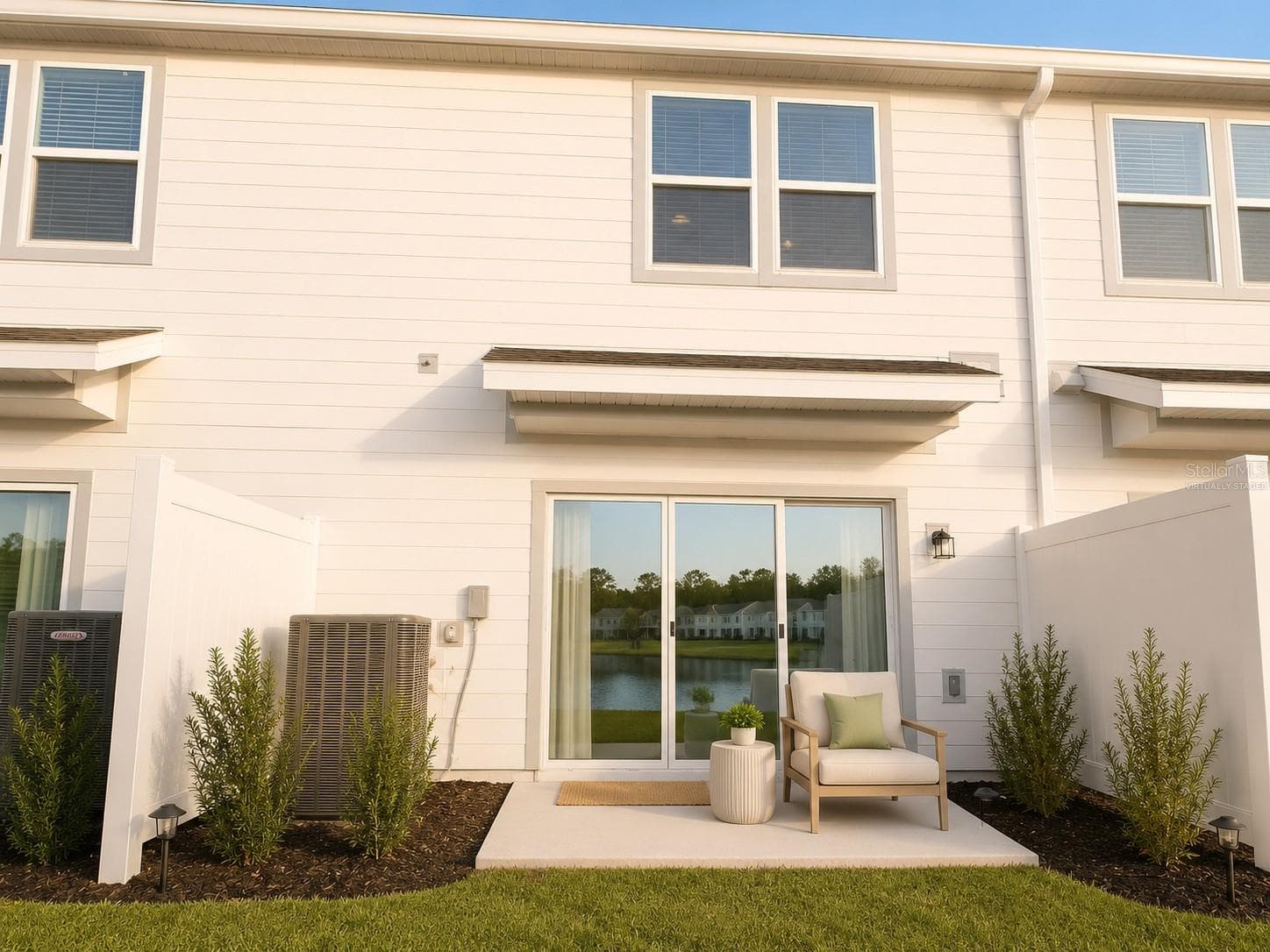 Rear Patio – Virtually Staged - 4576 SPARKLING SHELL AVE, KISSIMMEE