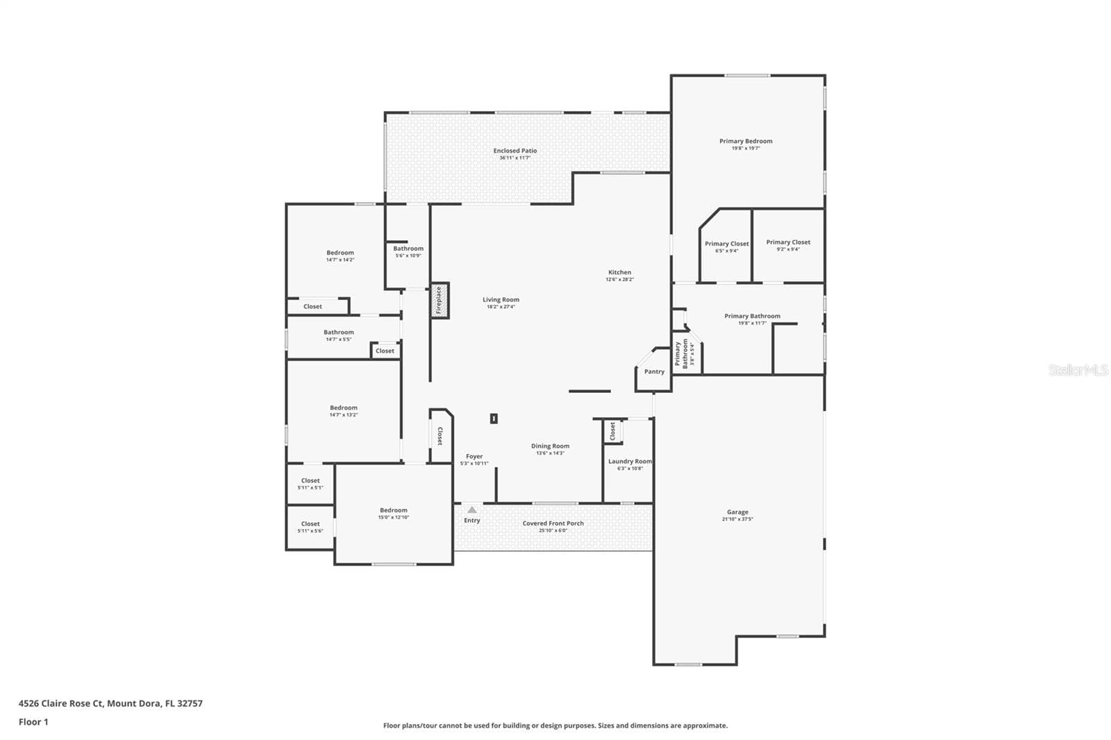 Floor Plan - 4526 CLAIRE ROSE CT, MOUNT DORA