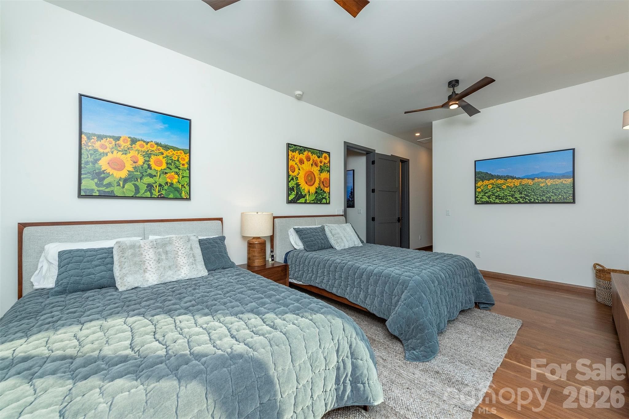 Full lower level bedroom that fits two queen beds and full ensuite and walkin closet - Asheville