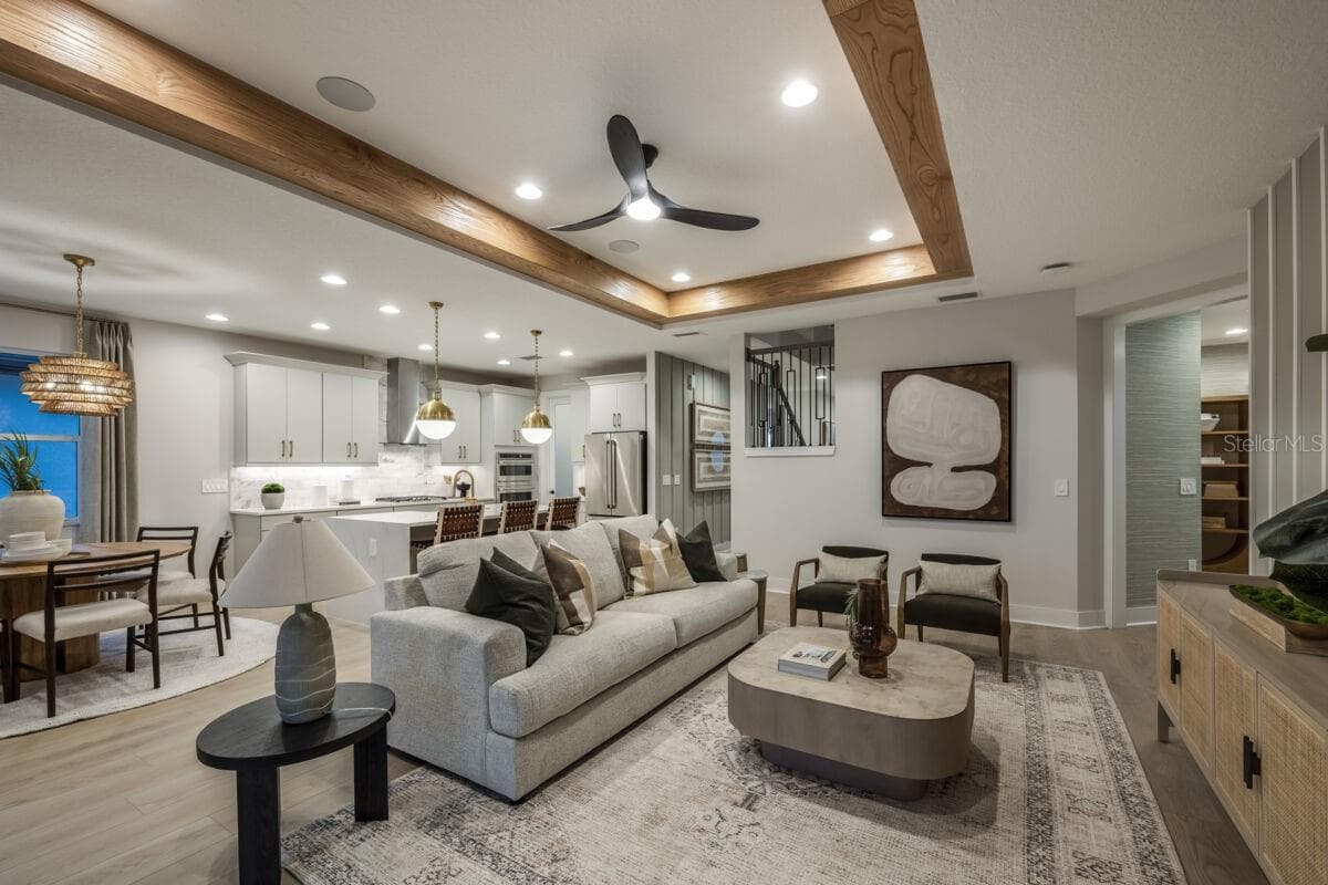 Great Room-Pictures are of Model Home for representational purposes only. - 13694 LOREDO WAY, PUNTA GORDA